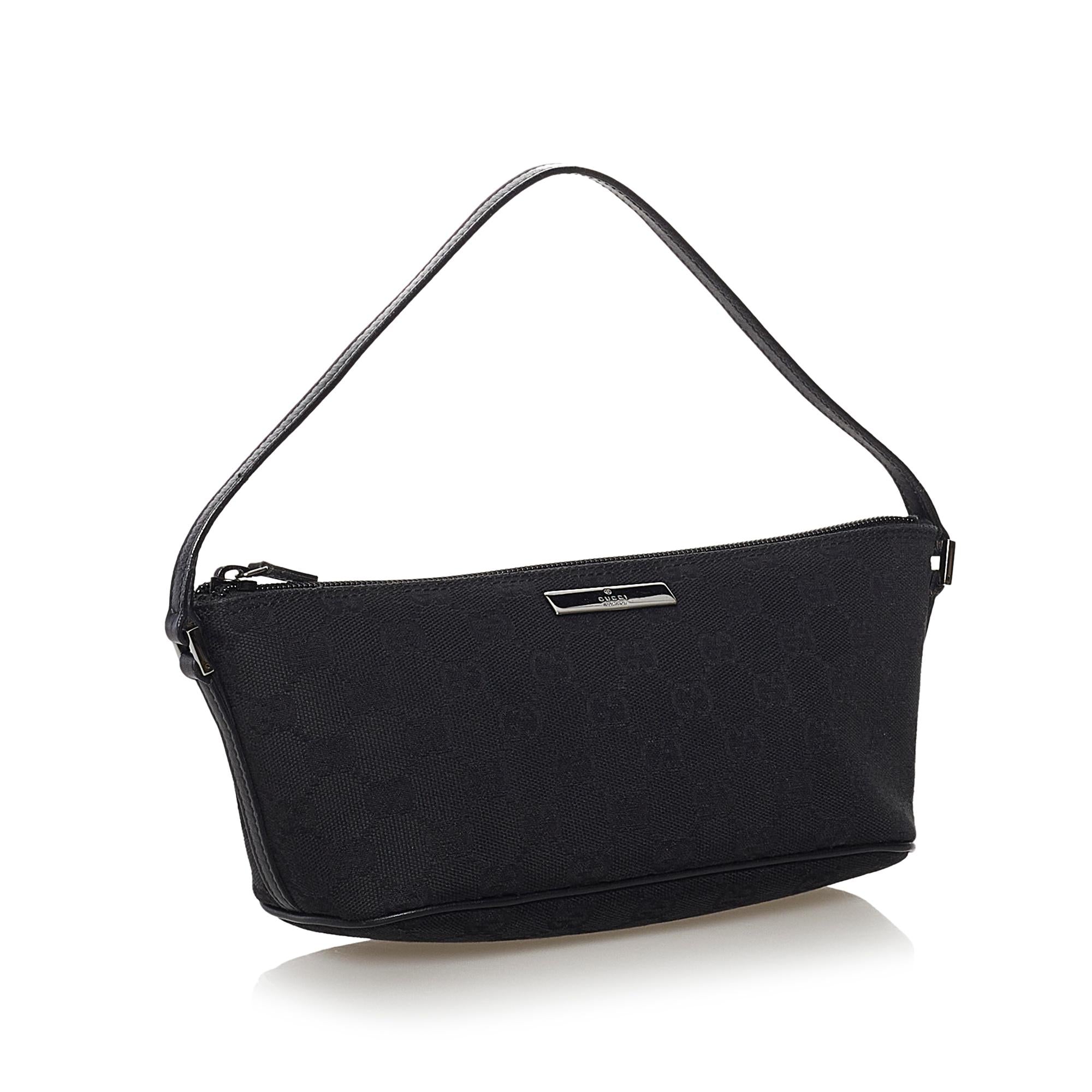 Gucci Gucci Canvas Boat Baguette (SHG-32776)
