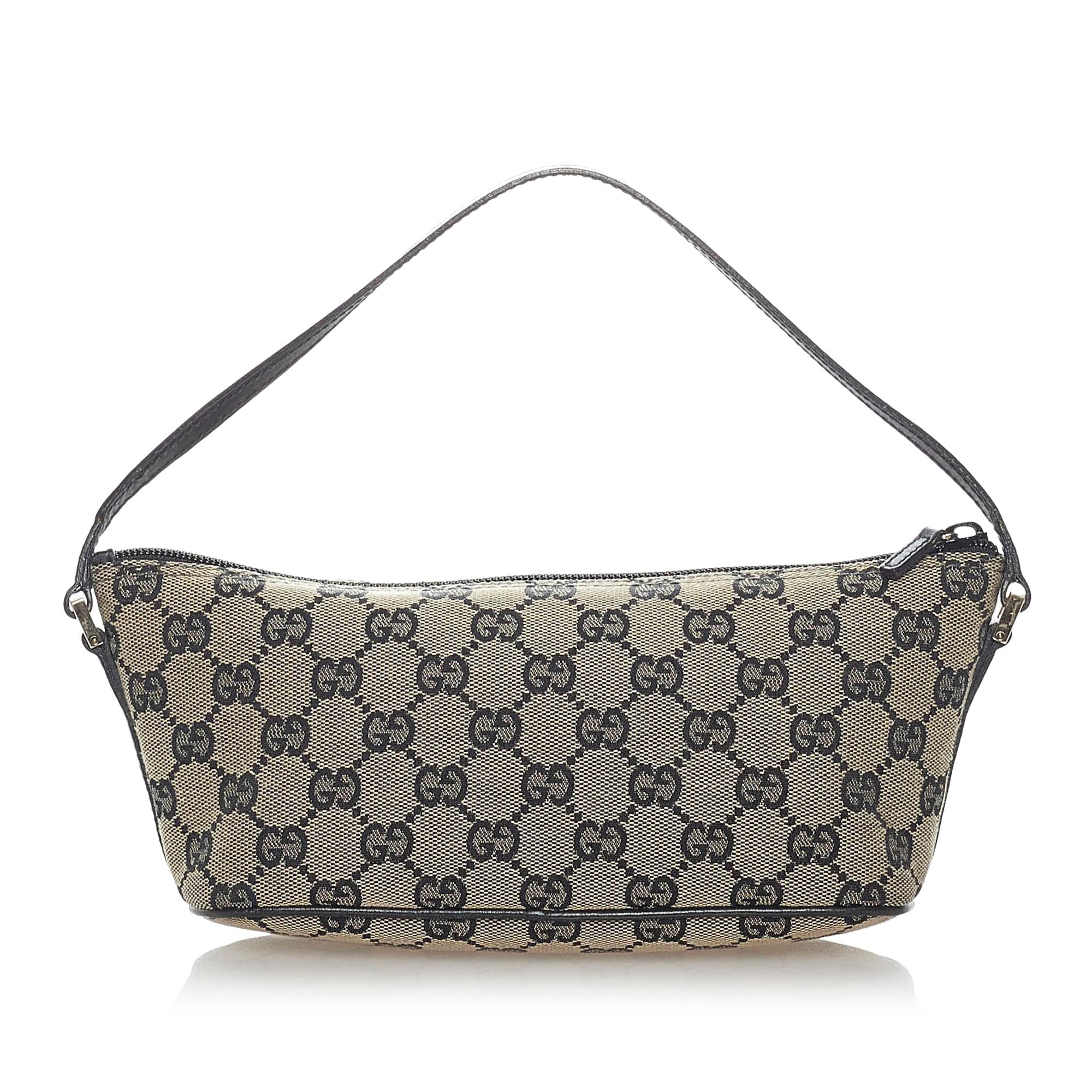 Gucci Gucci Canvas Boat Baguette (SHG-32903)