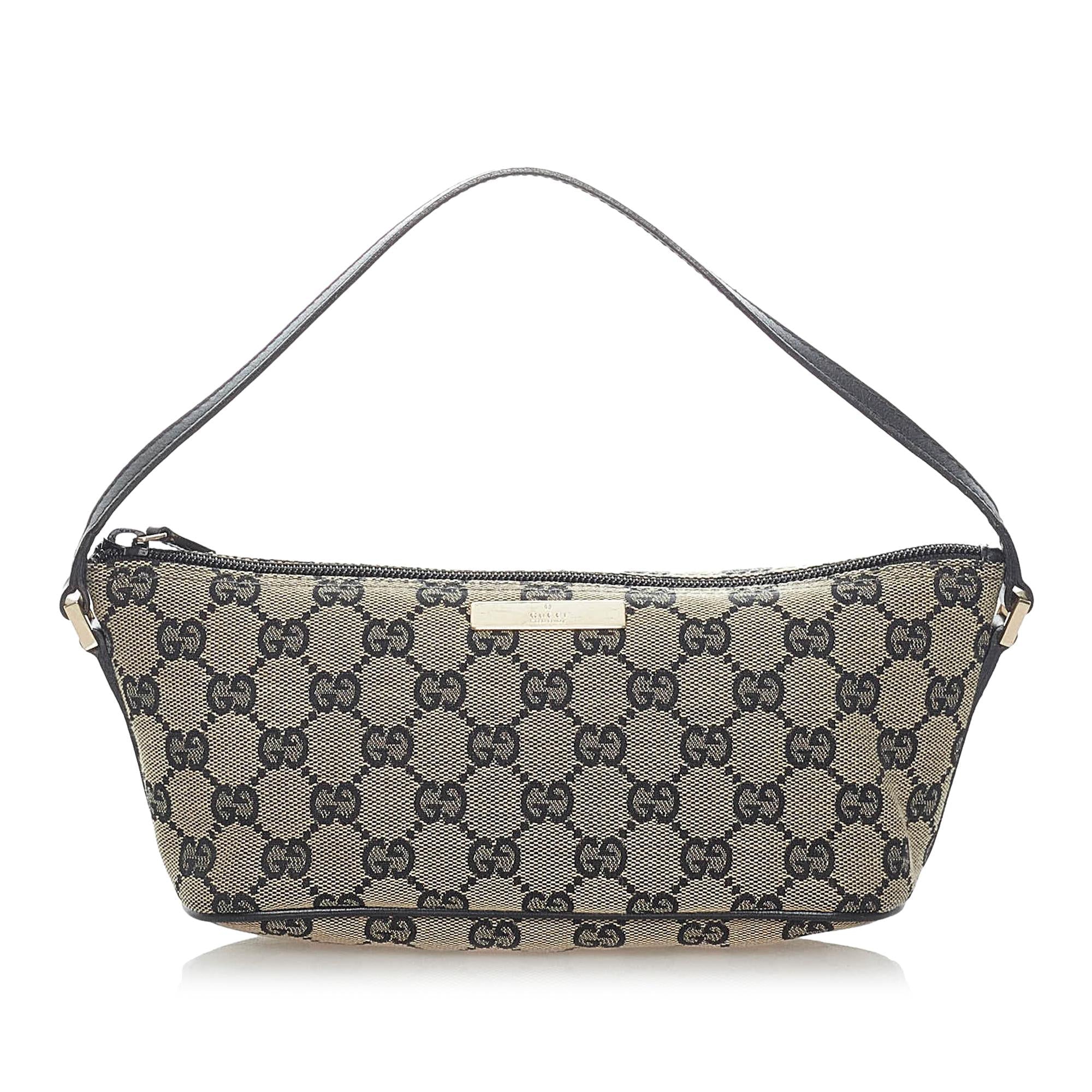 Gucci Gucci Canvas Boat Baguette (SHG-32903)