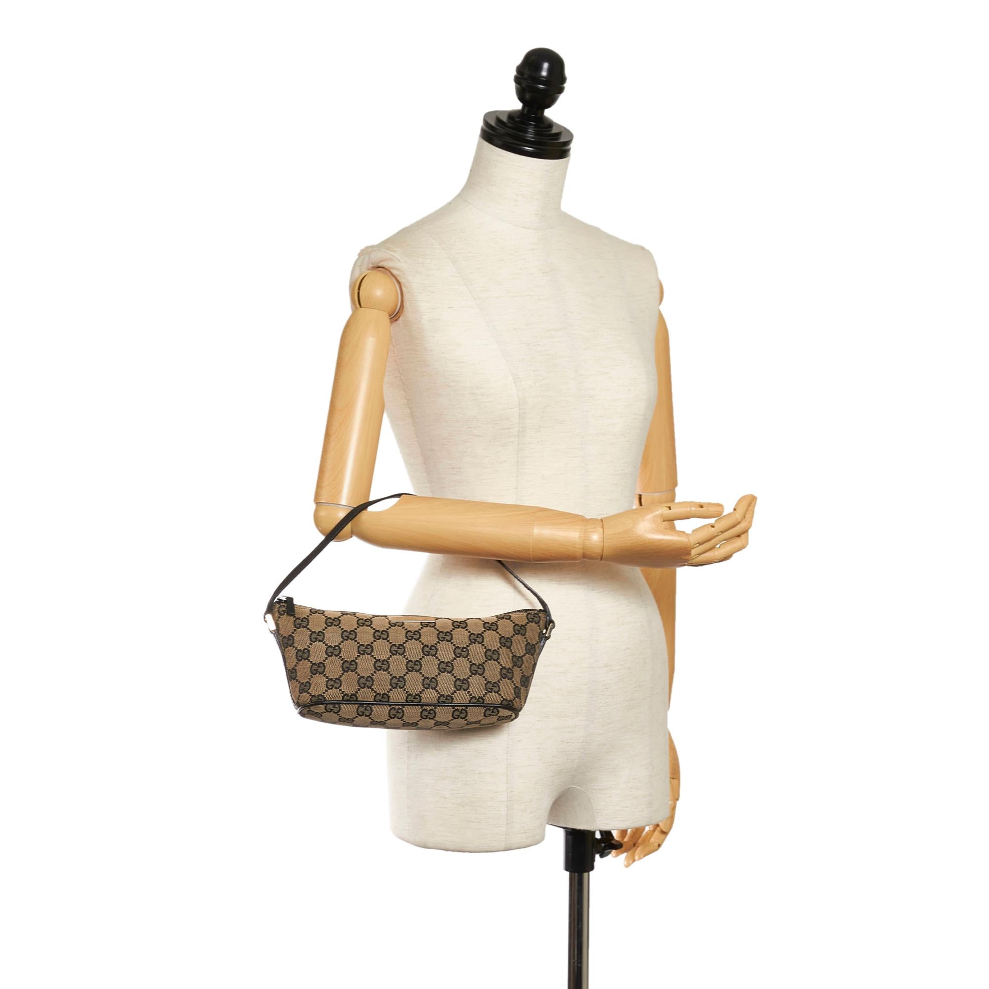 Gucci Gucci Canvas Boat Baguette (SHG-32903)