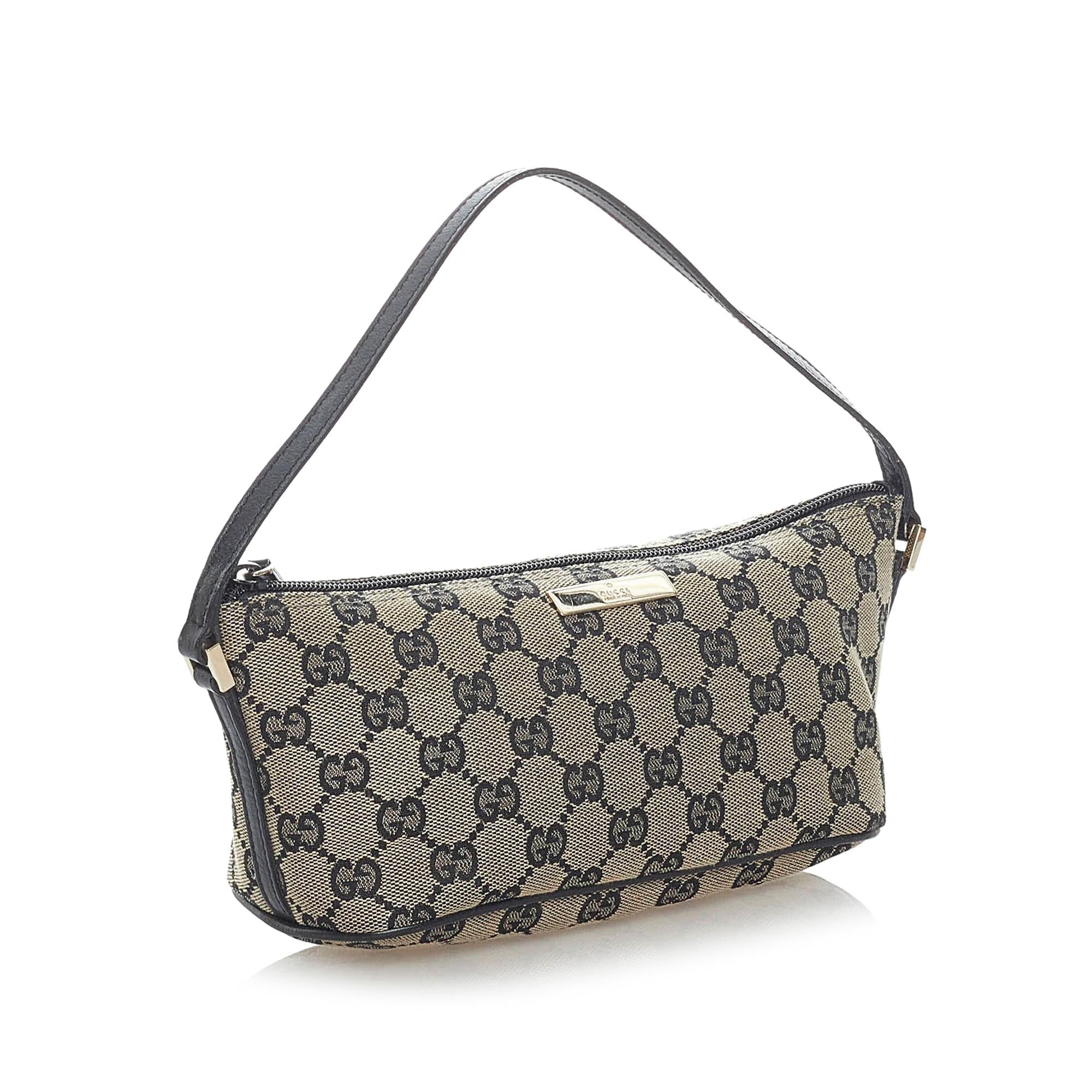Gucci Gucci Canvas Boat Baguette (SHG-32903)