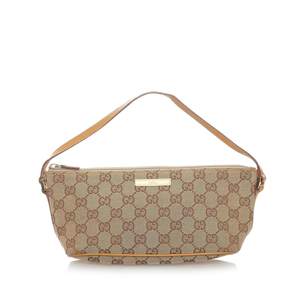 Gucci Gucci Canvas Boat Baguette (SHG-32977)