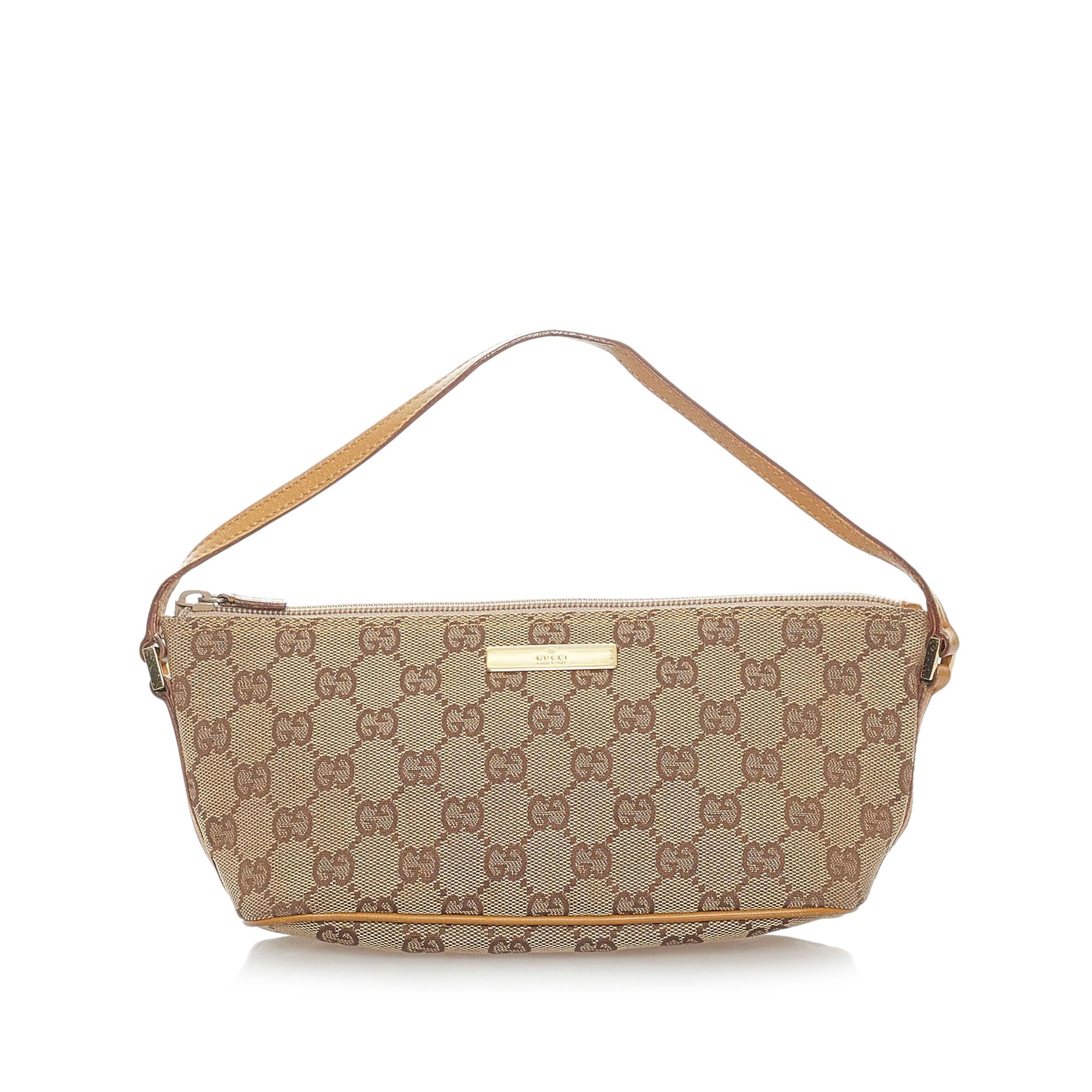 Gucci Gucci Canvas Boat Baguette (SHG-32977)