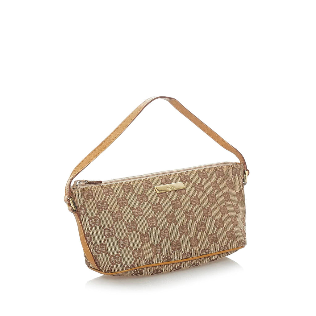 Gucci Gucci Canvas Boat Baguette (SHG-32977)