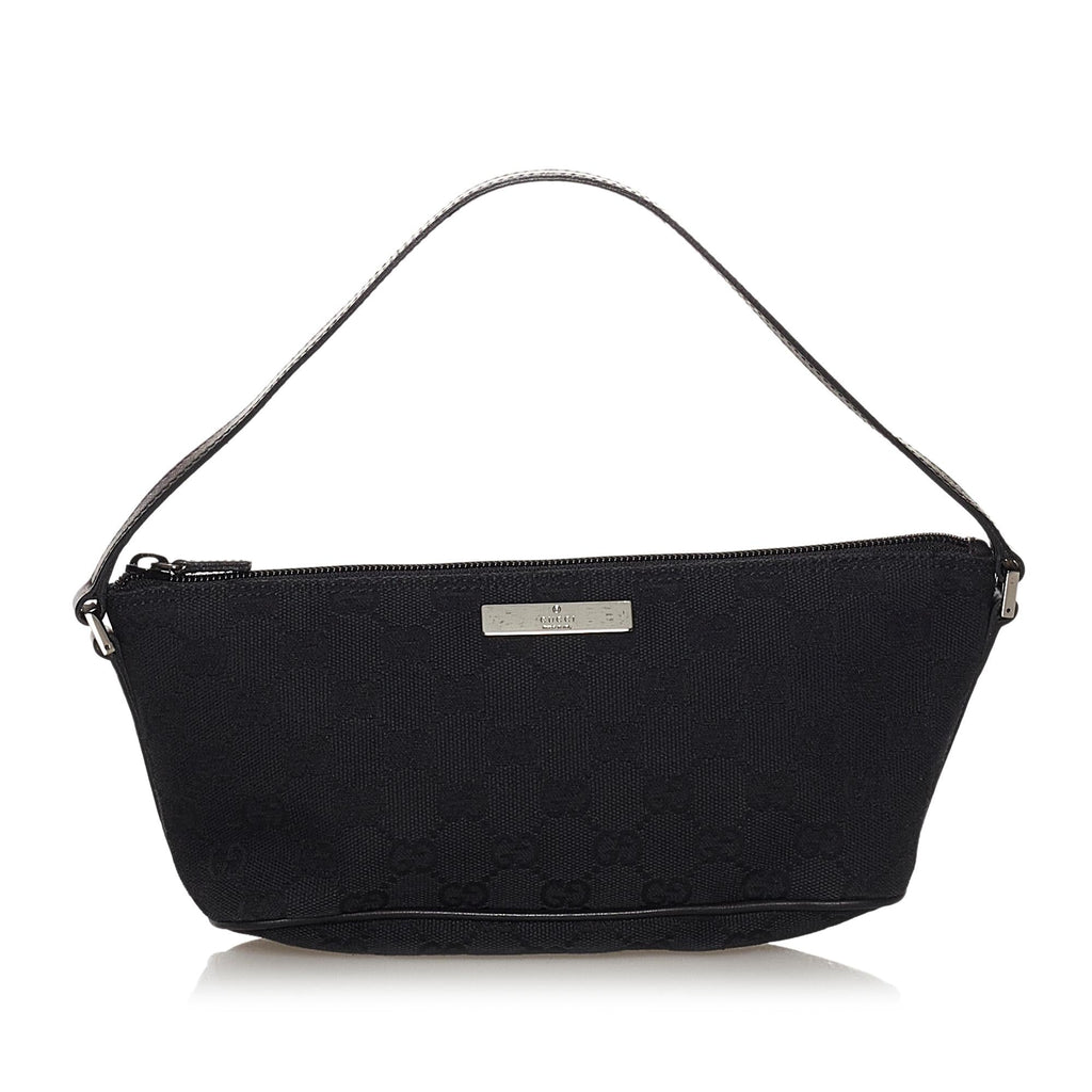 Gucci Gucci Canvas Boat Baguette (SHG-33035)