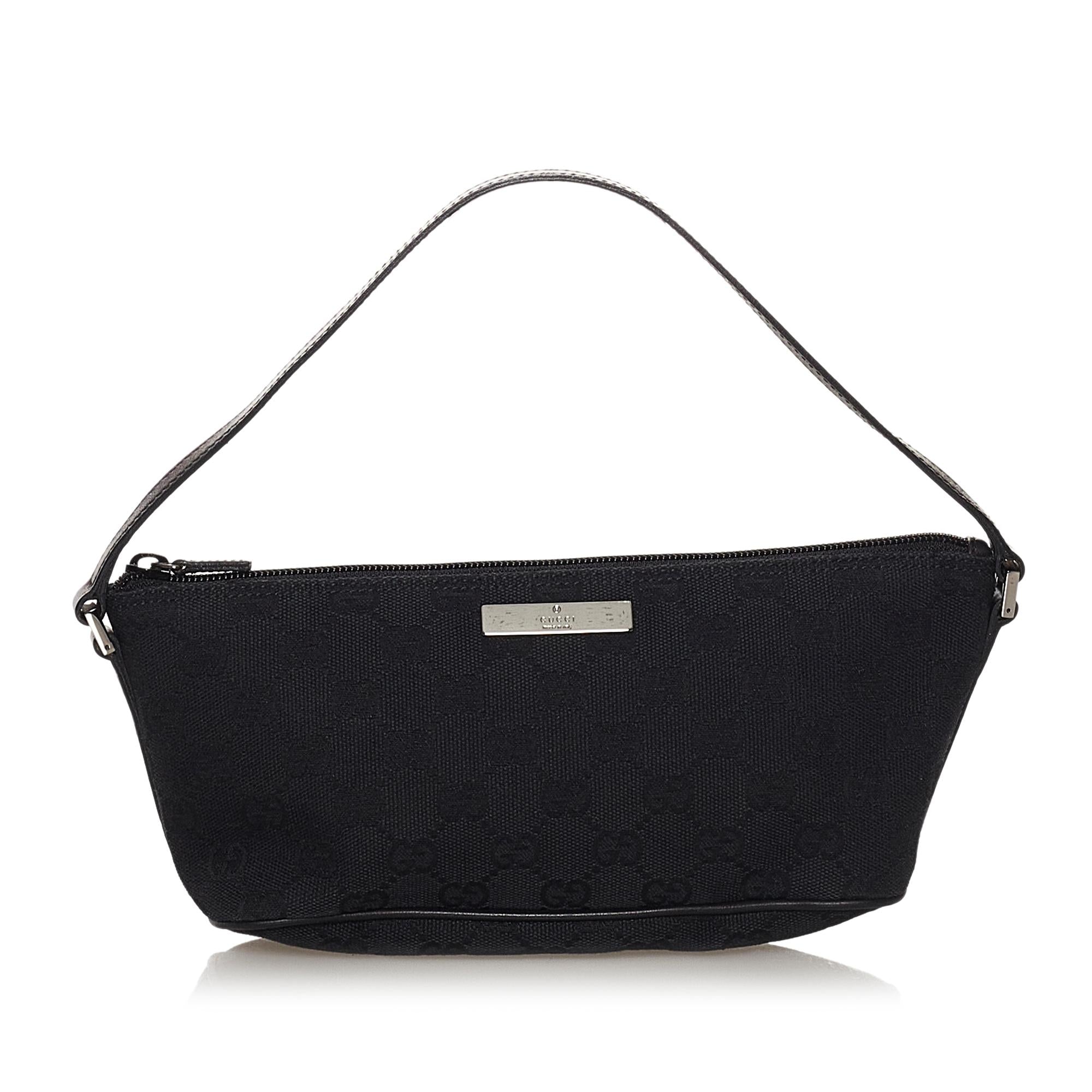 Gucci Gucci Canvas Boat Baguette (SHG-33035)