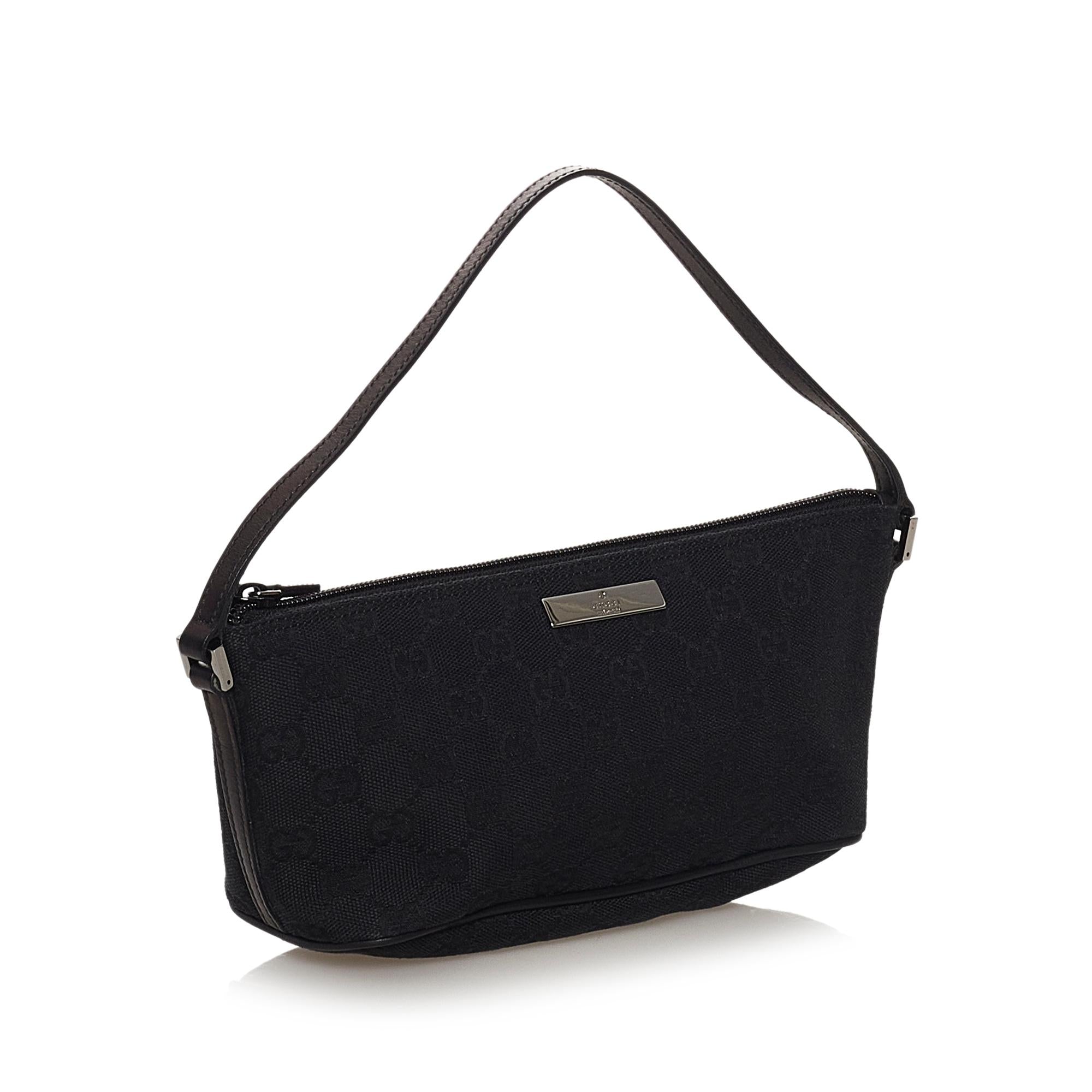 Gucci Gucci Canvas Boat Baguette (SHG-33035)