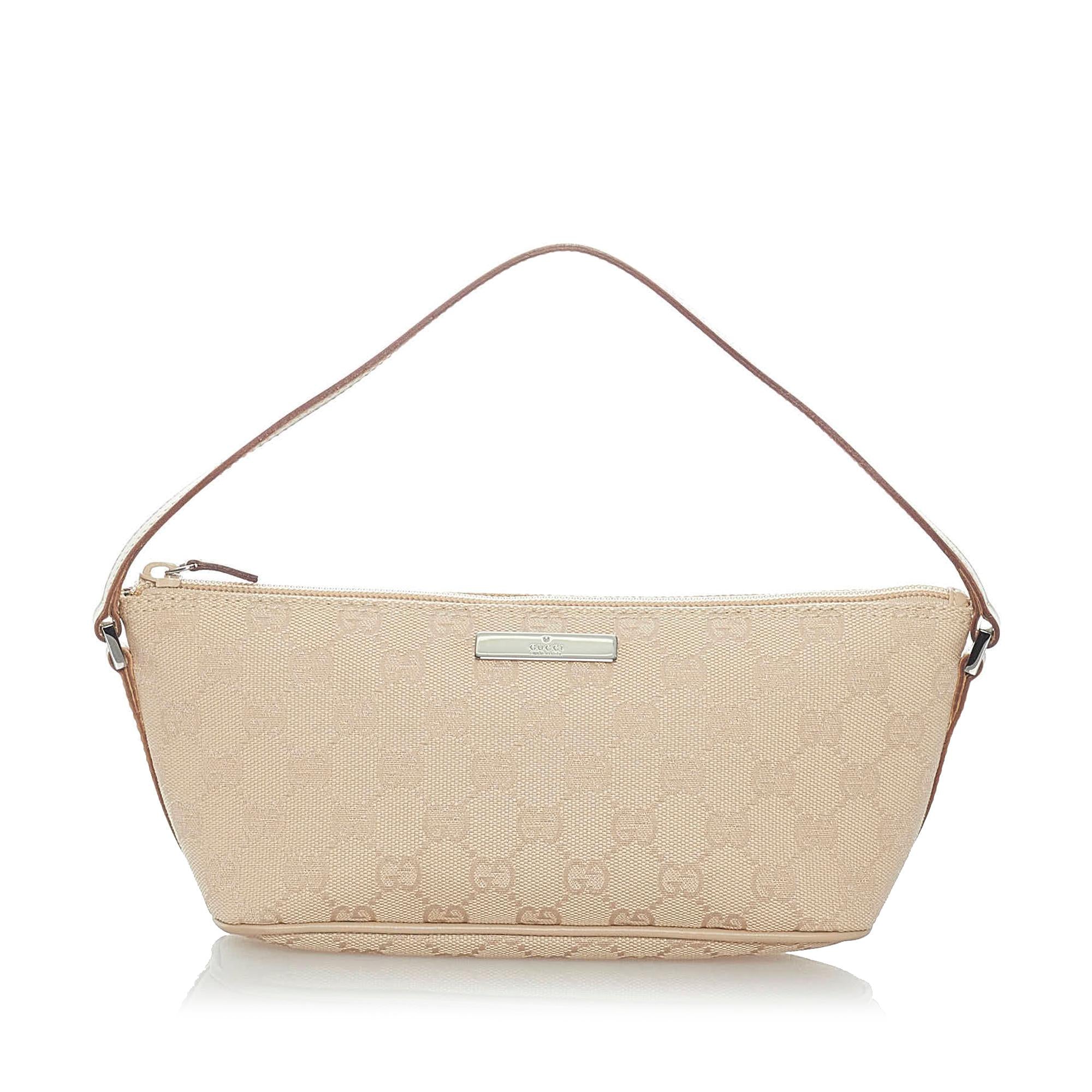 Gucci Gucci Canvas Boat Baguette (SHG-33165)