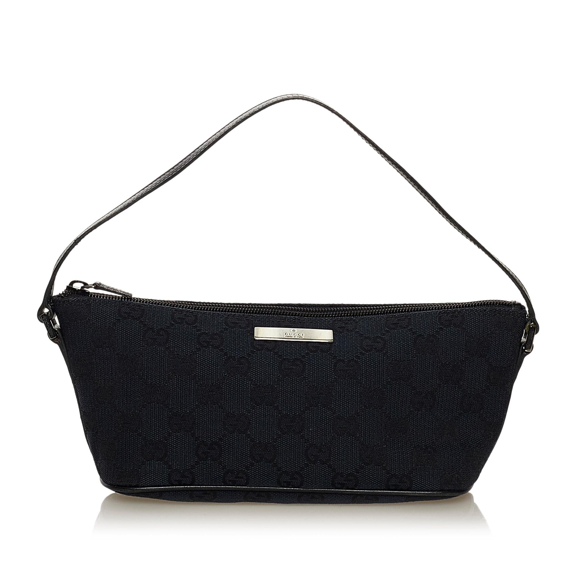 Gucci Gucci Canvas Boat Baguette (SHG-33166)