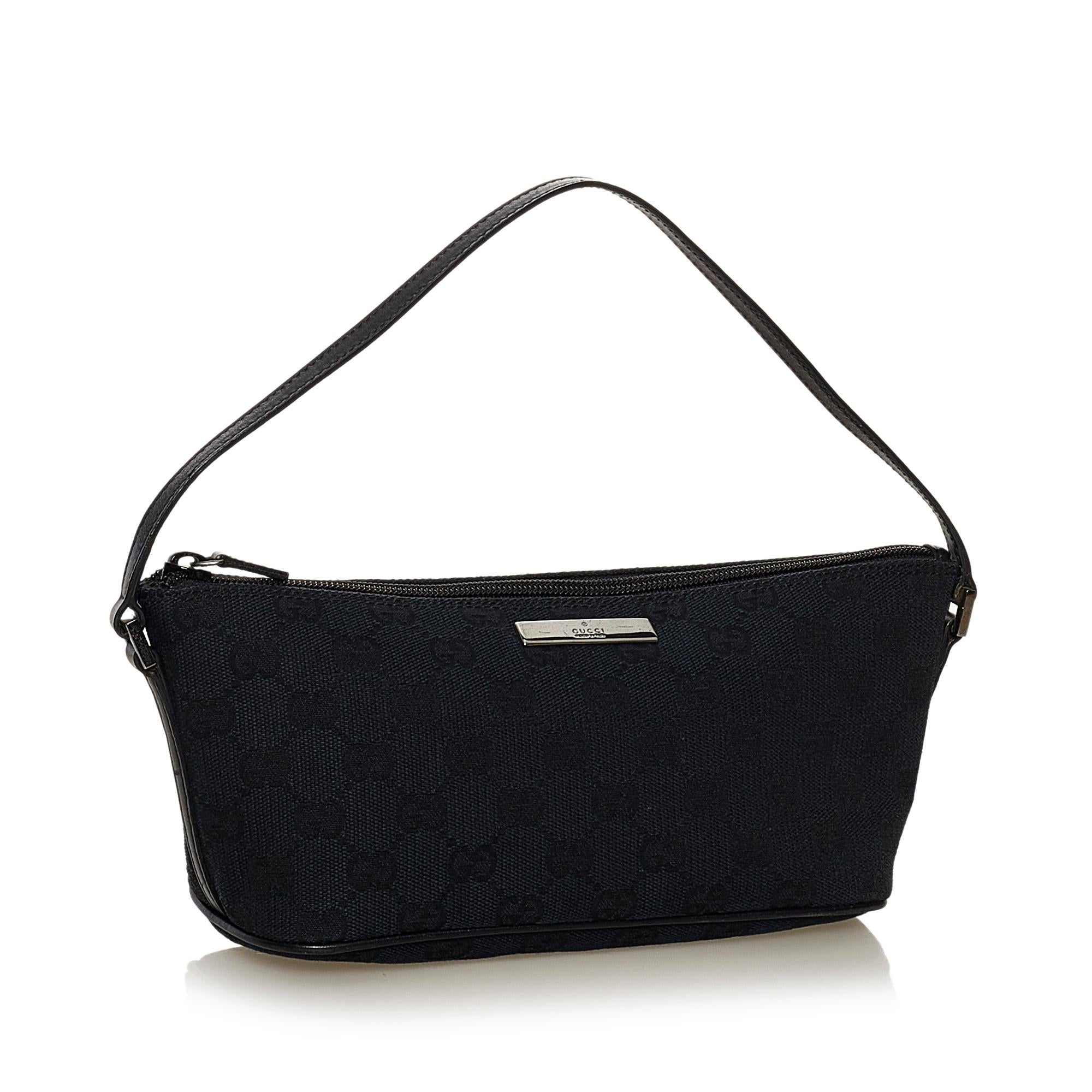 Gucci Gucci Canvas Boat Baguette (SHG-33166)