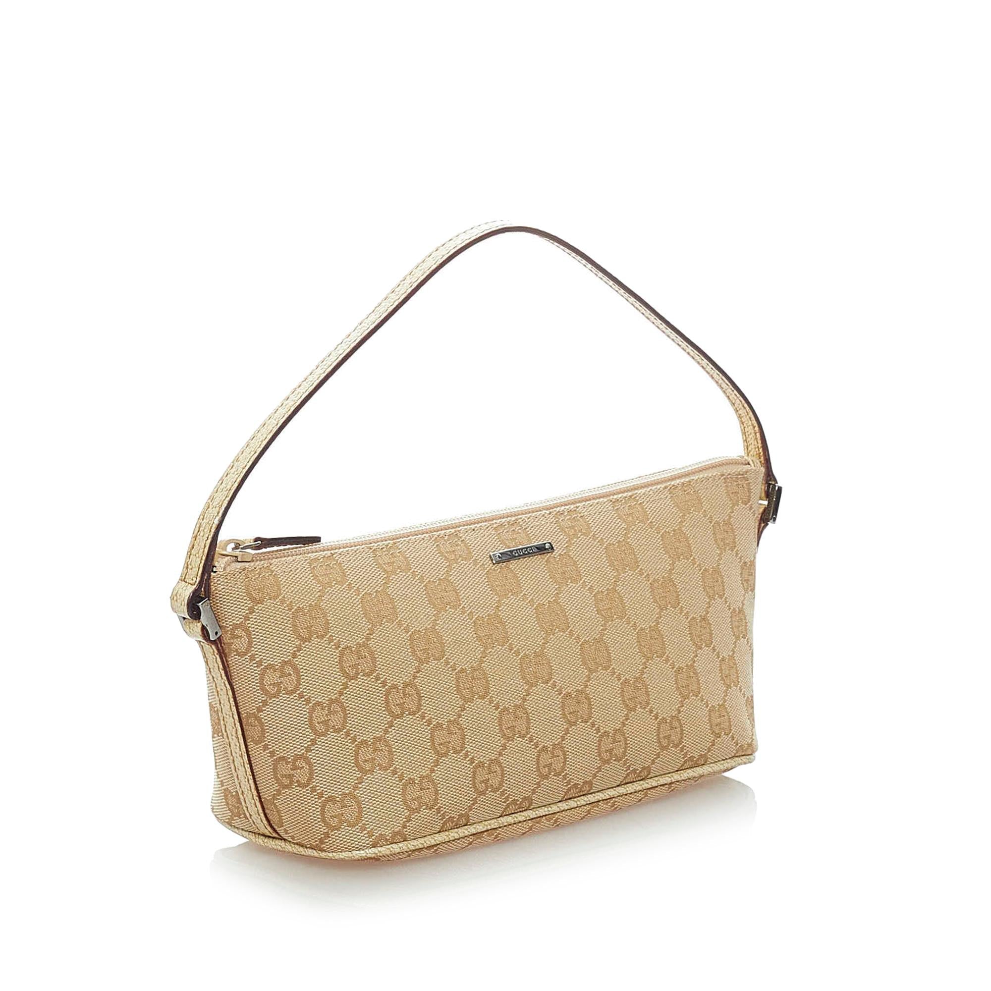 Gucci Gucci Canvas Boat Baguette (SHG-33179)