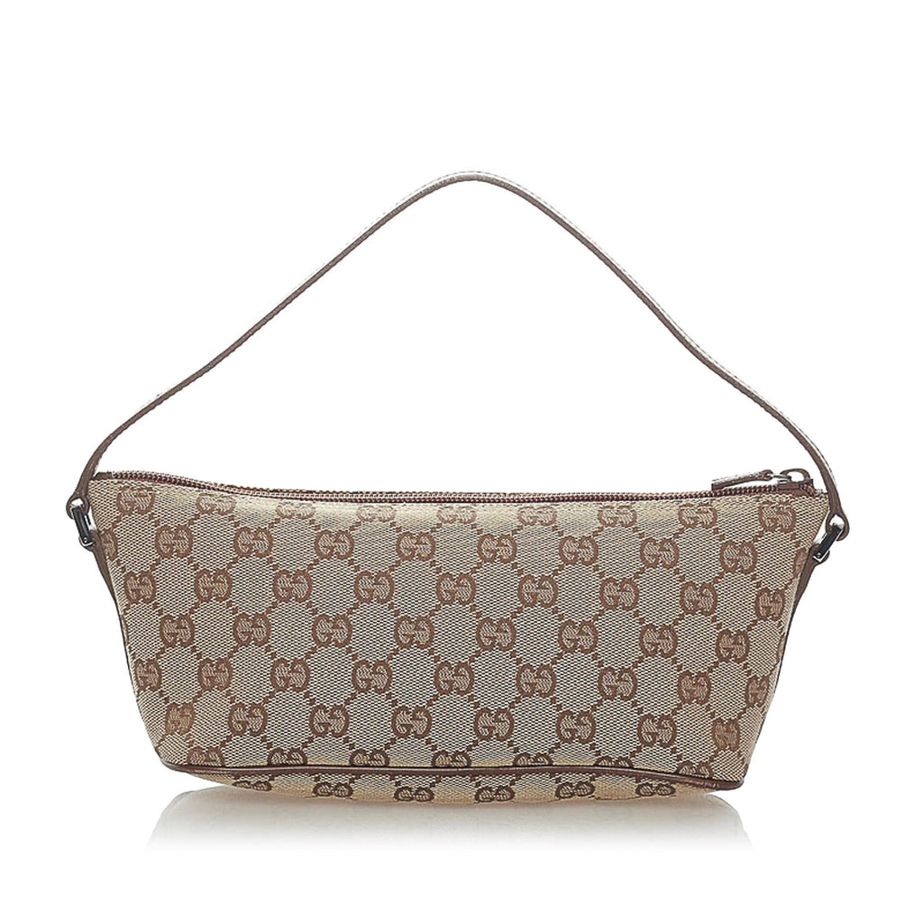 Gucci Gucci Canvas Boat Baguette (SHG-33190)