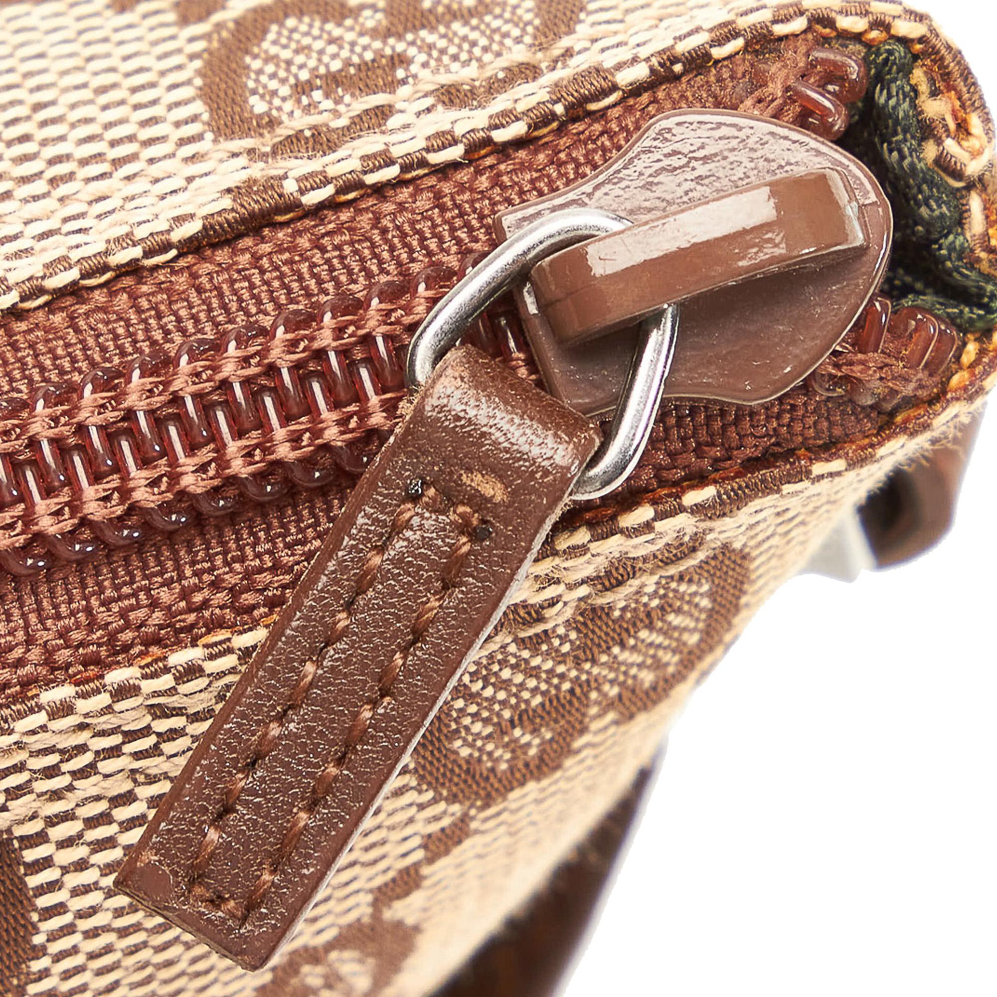 Gucci Gucci Canvas Boat Baguette (SHG-33190)