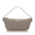 Gucci Gucci Canvas Boat Baguette (SHG-33190)