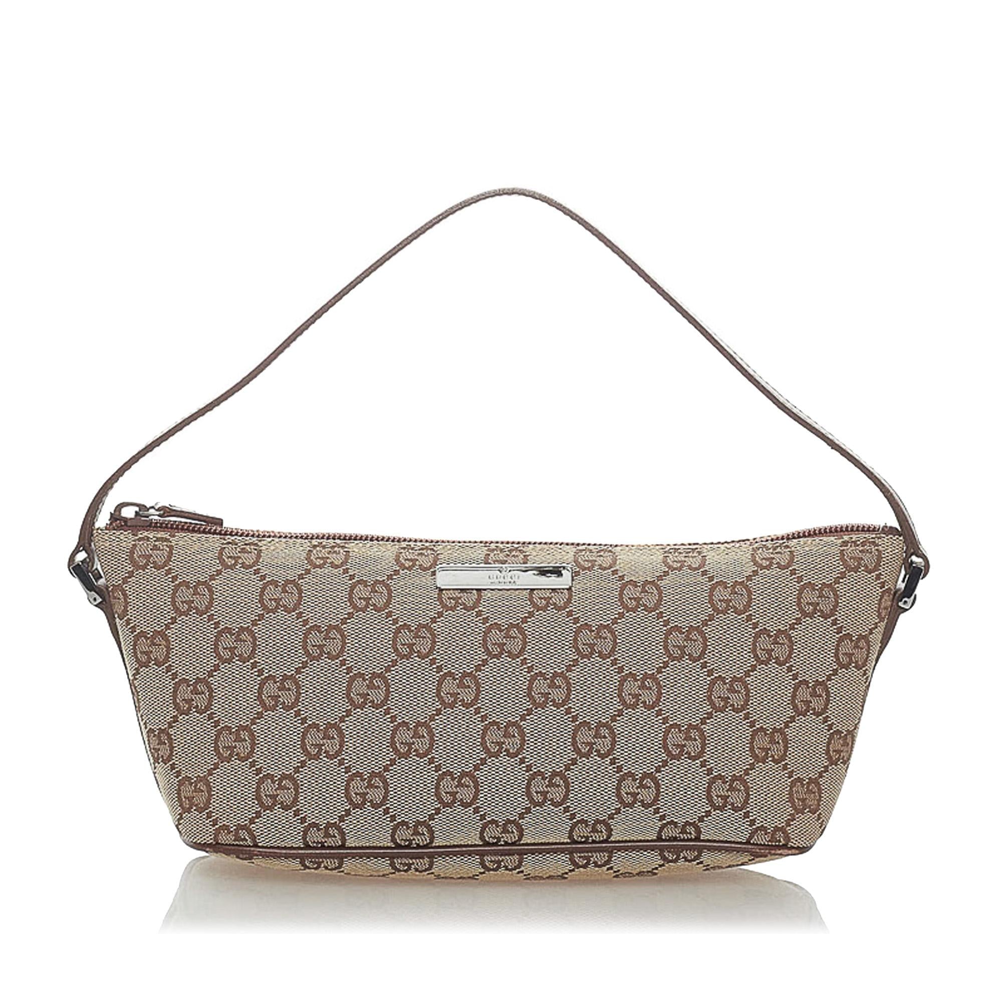 Gucci Gucci Canvas Boat Baguette (SHG-33190)