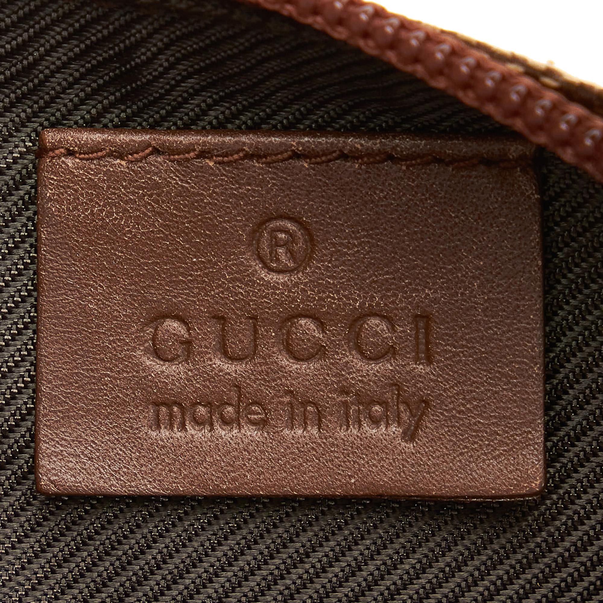 Gucci Gucci Canvas Boat Baguette (SHG-33190)