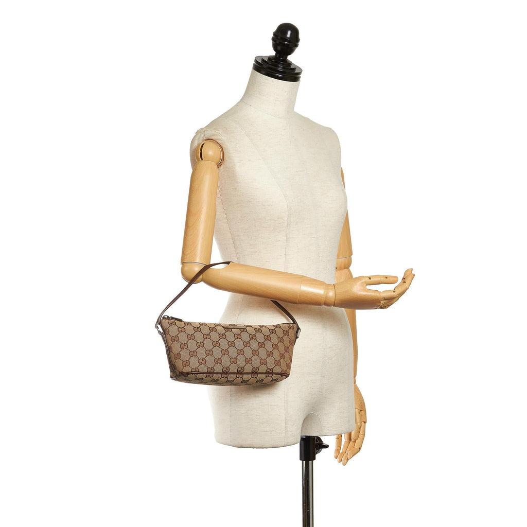 Gucci Gucci Canvas Boat Baguette (SHG-33190)