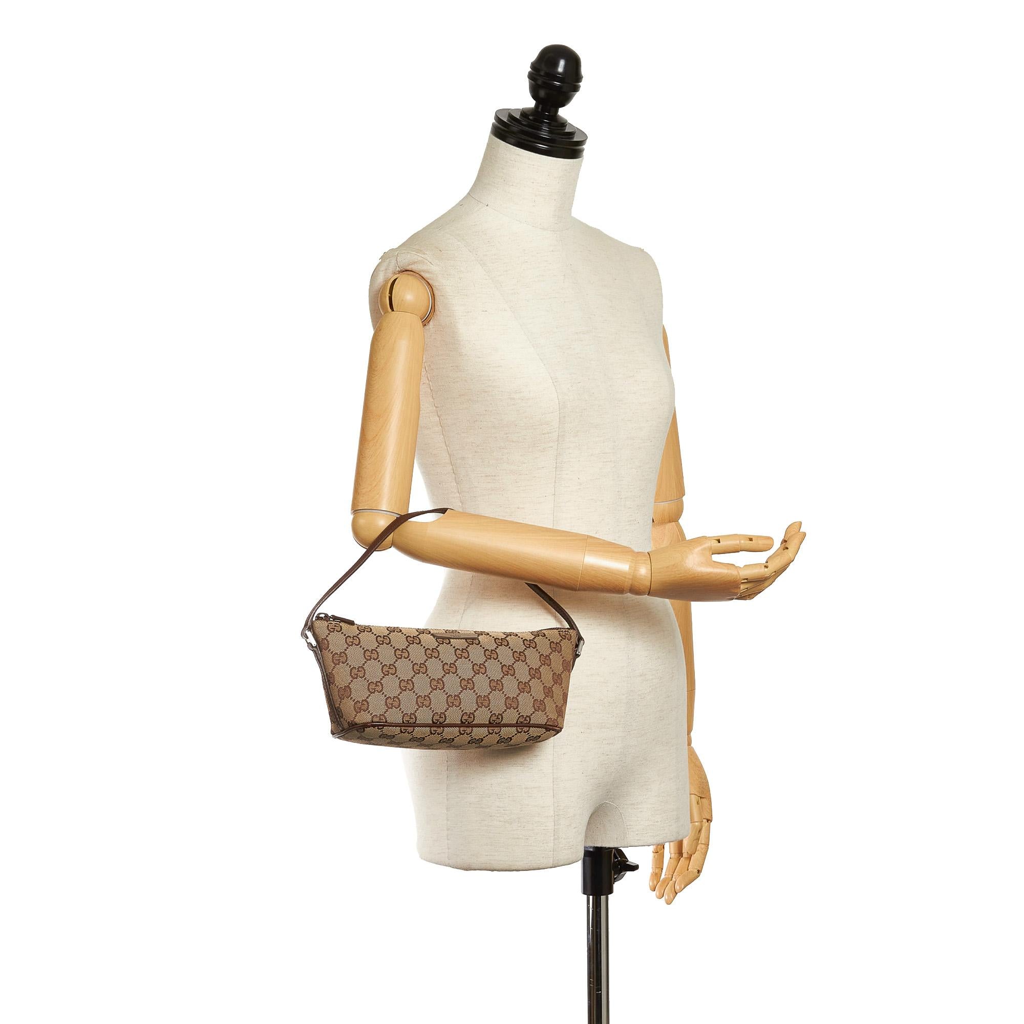 Gucci Gucci Canvas Boat Baguette (SHG-33190)