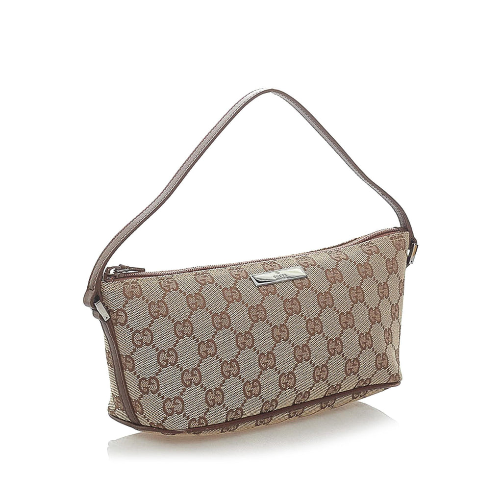 Gucci Gucci Canvas Boat Baguette (SHG-33190)