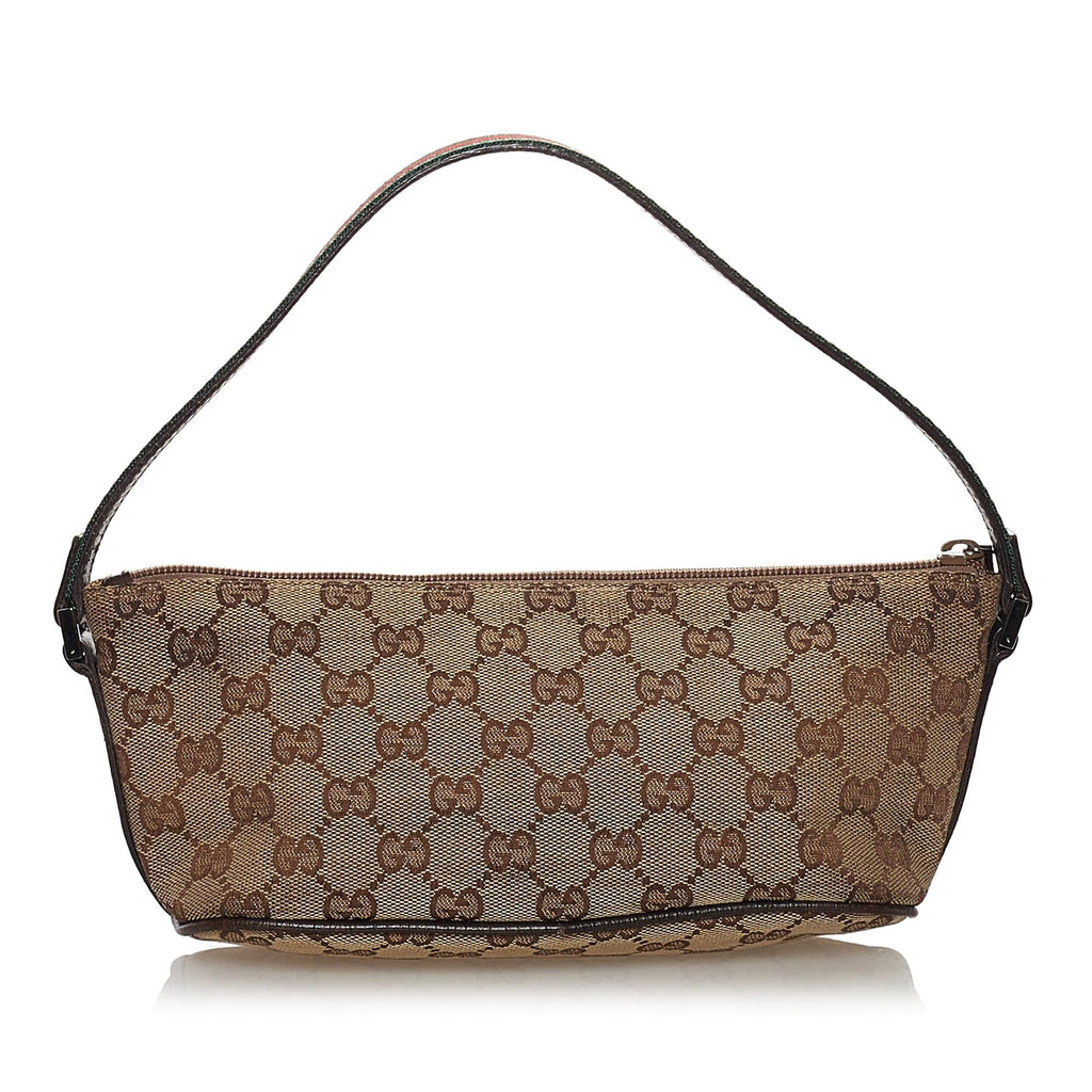 Gucci Gucci Canvas Boat Baguette (SHG-33224)