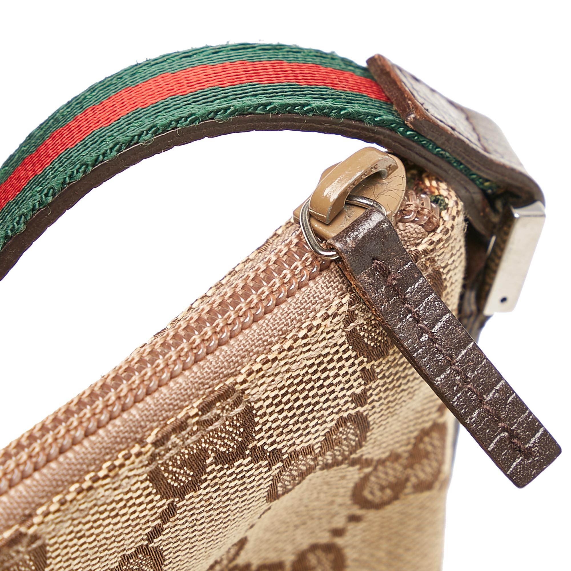 Gucci Gucci Canvas Boat Baguette (SHG-33224)