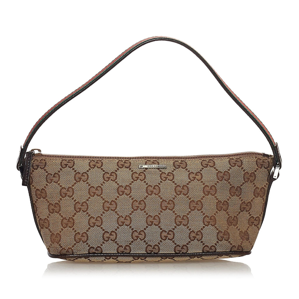 Gucci Gucci Canvas Boat Baguette (SHG-33224)