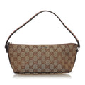 Gucci Gucci Canvas Boat Baguette (SHG-33224)