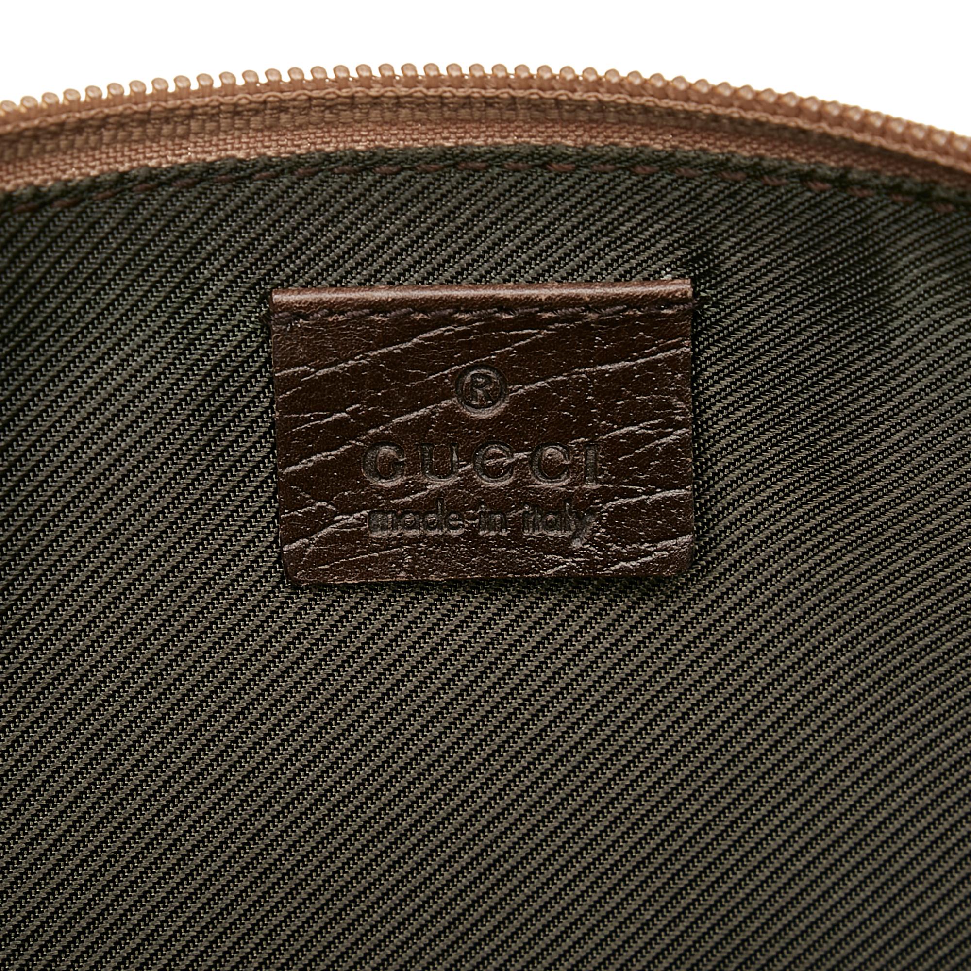 Gucci Gucci Canvas Boat Baguette (SHG-33224)