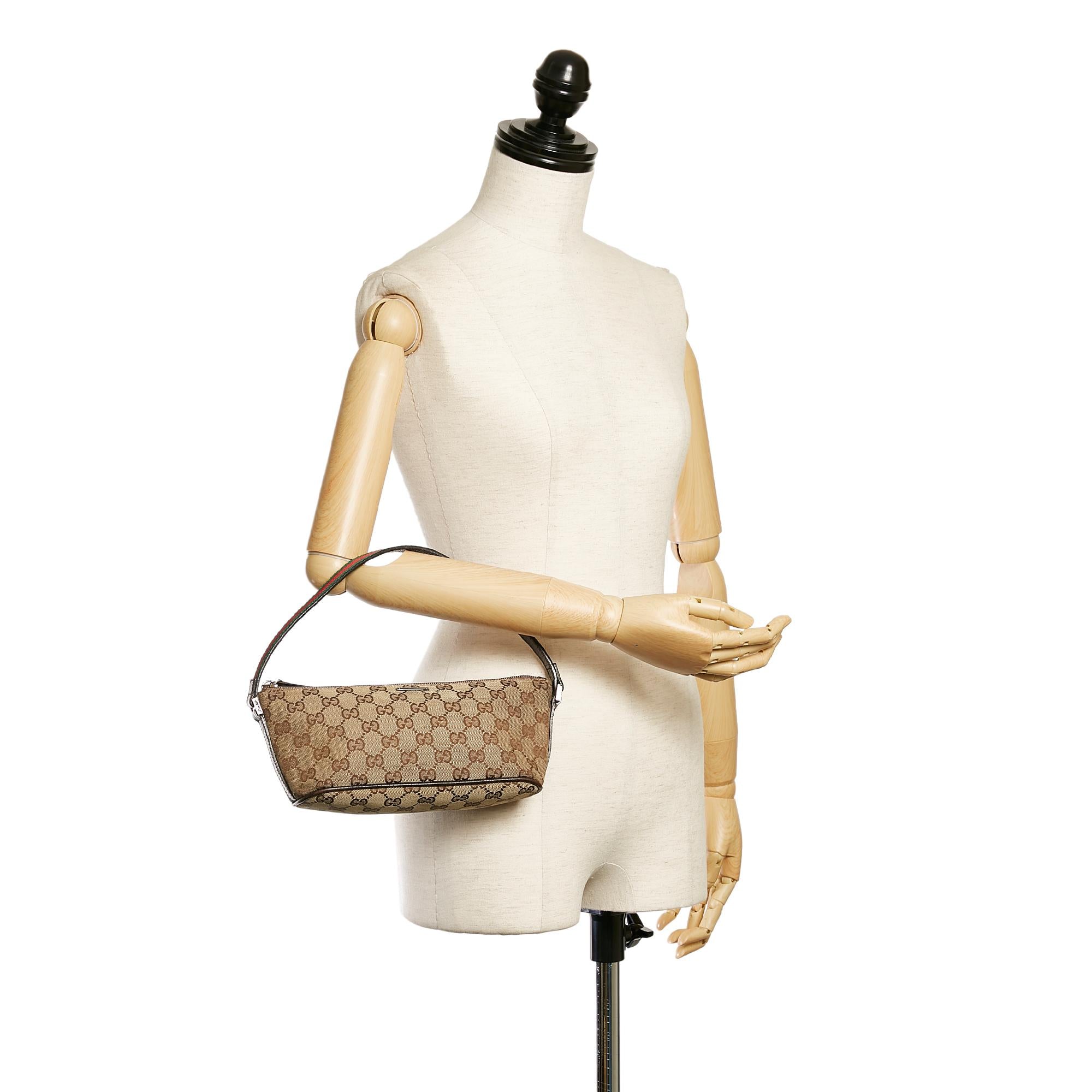 Gucci Gucci Canvas Boat Baguette (SHG-33224)
