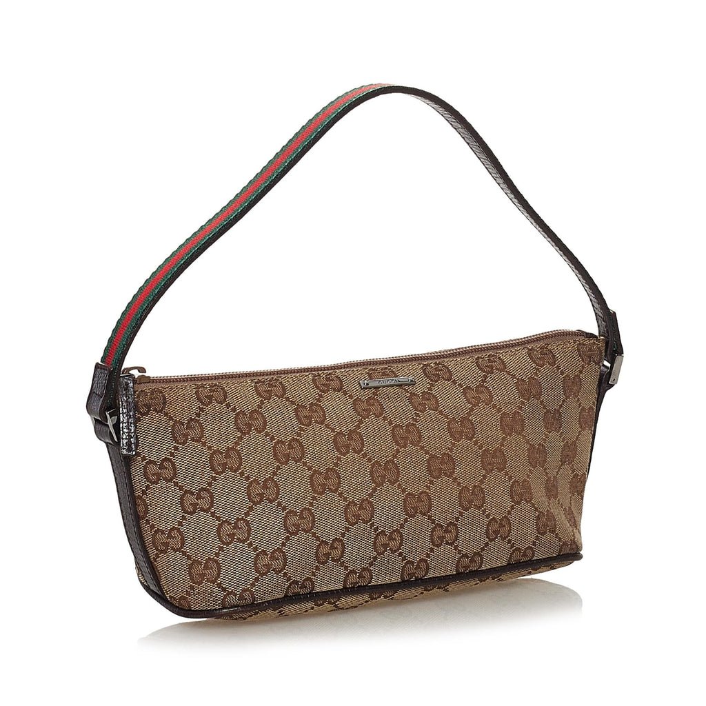 Gucci Gucci Canvas Boat Baguette (SHG-33224)