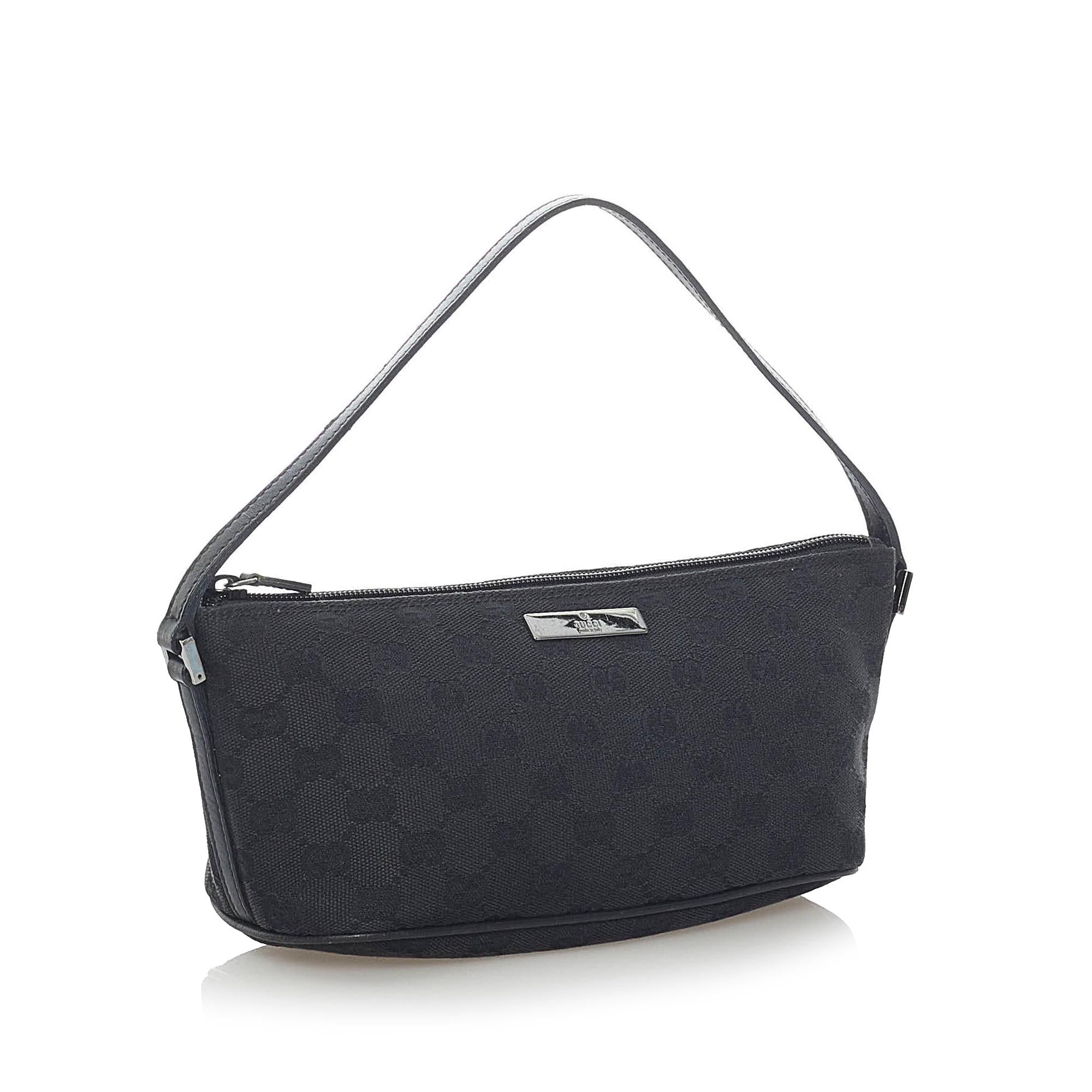 Gucci Gucci Canvas Boat Baguette (SHG-33515)