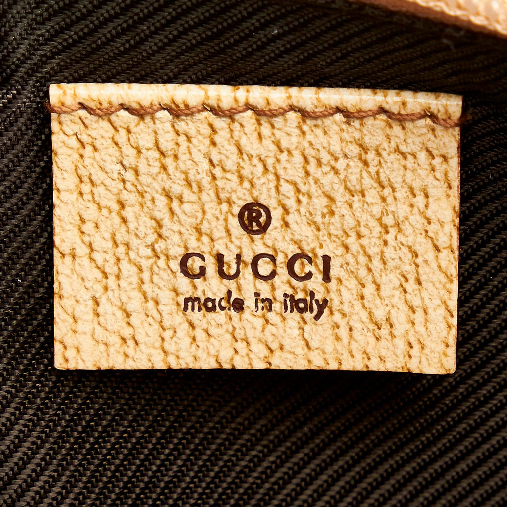 Gucci GG Canvas Boat Baguette (SHG-34659)