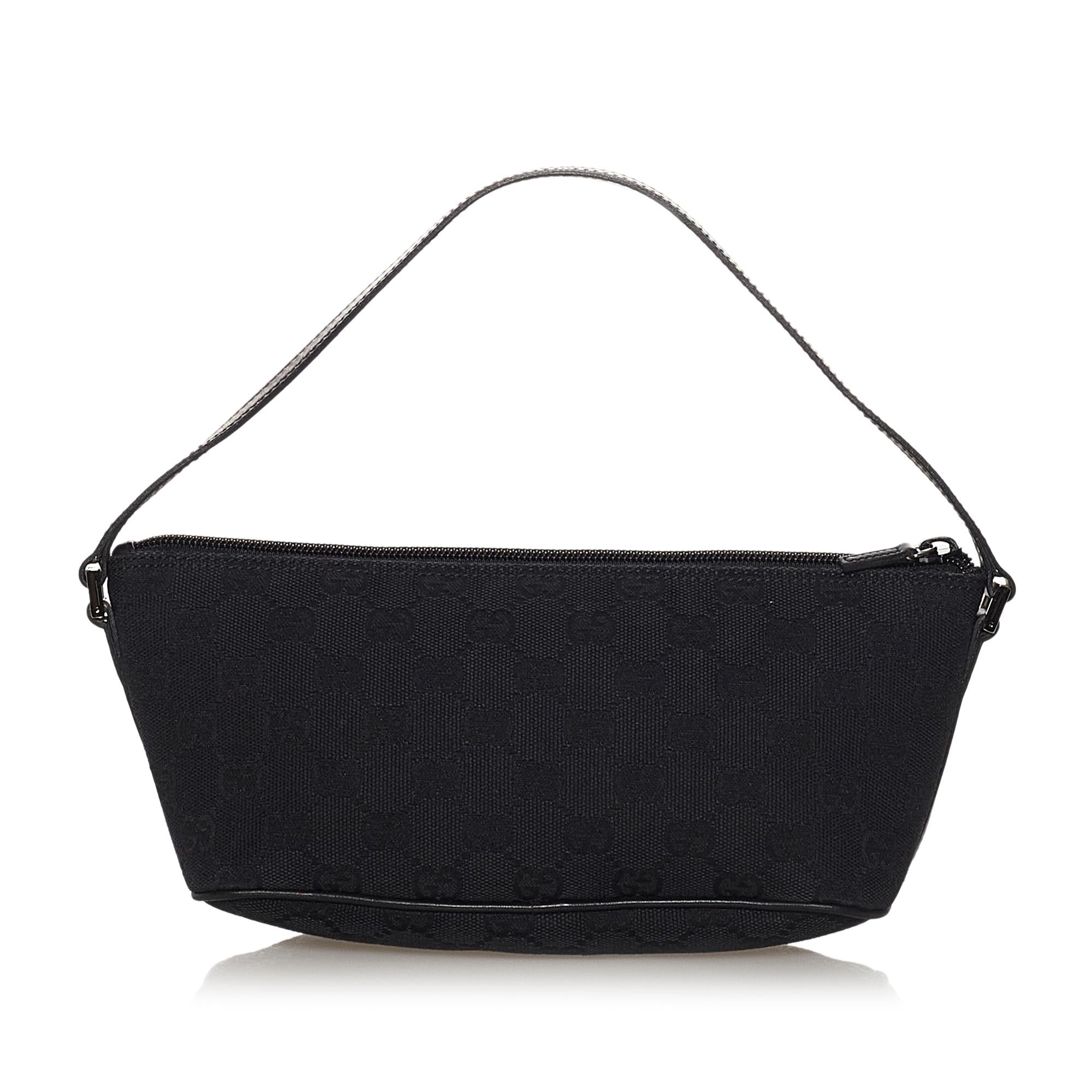 Gucci GG Canvas Boat Baguette (SHG-34676)