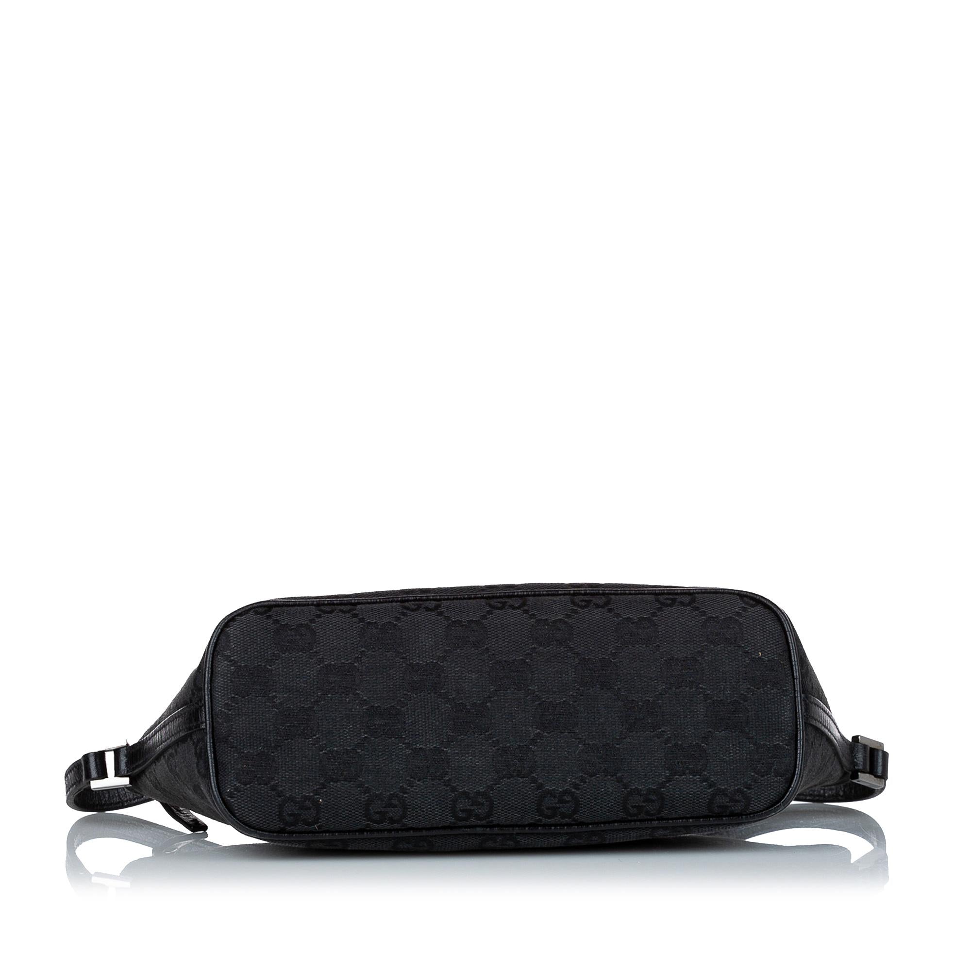 Gucci GG Canvas Boat Baguette (SHG-36571)