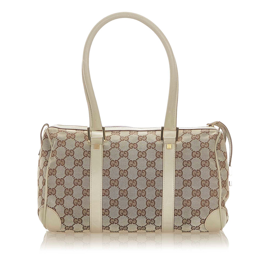 Gucci Gucci Canvas Boston Bag (SHG-20383)