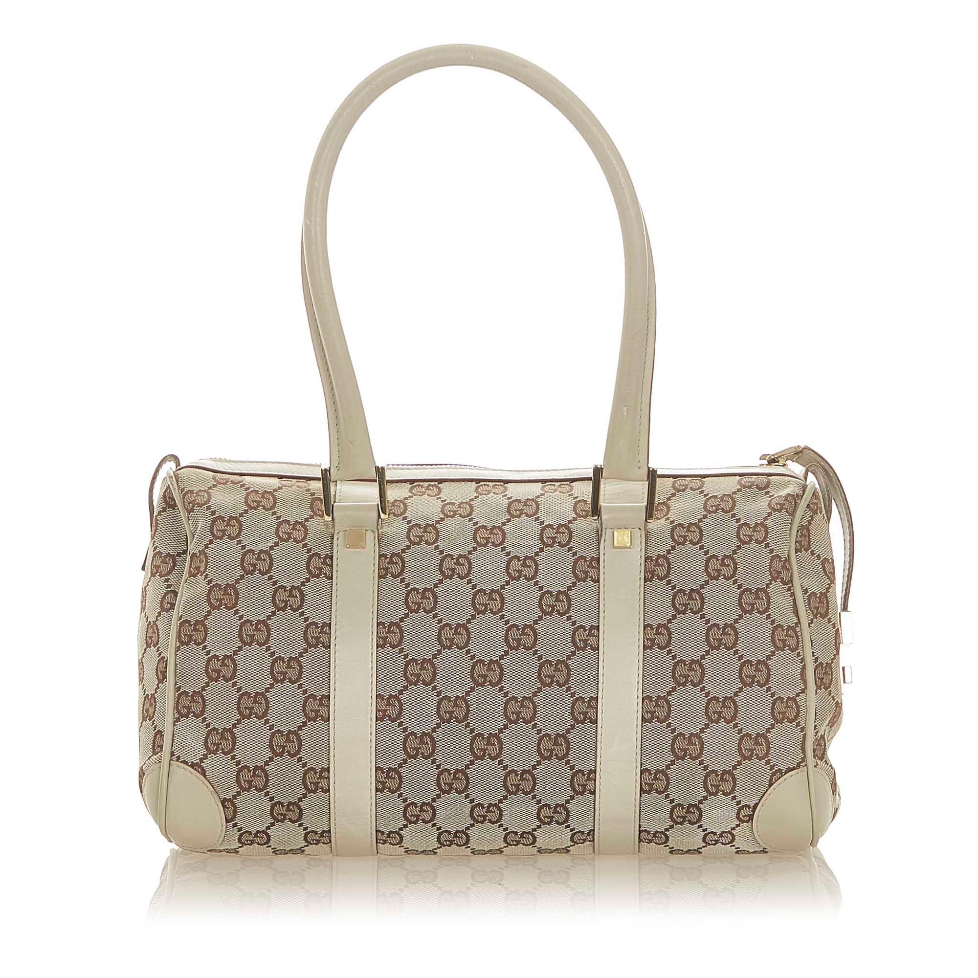 Gucci Gucci Canvas Boston Bag (SHG-20383)