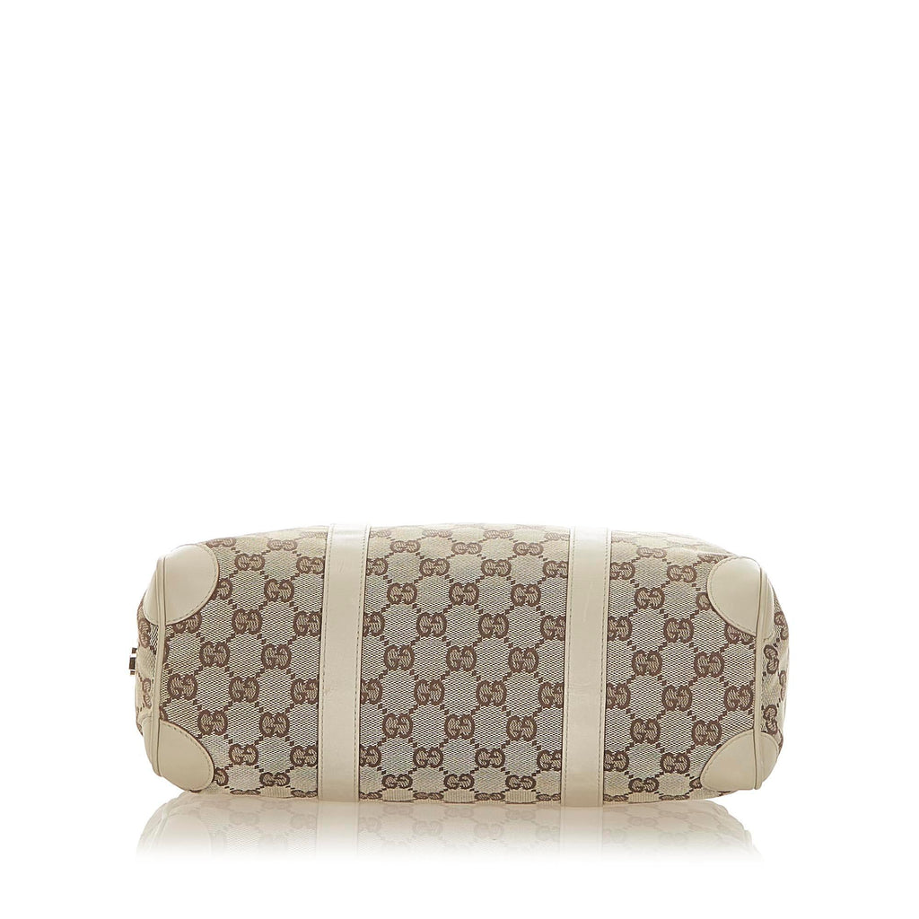 Gucci Gucci Canvas Boston Bag (SHG-20383)