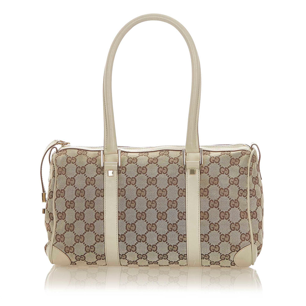 Gucci Gucci Canvas Boston Bag (SHG-20383)