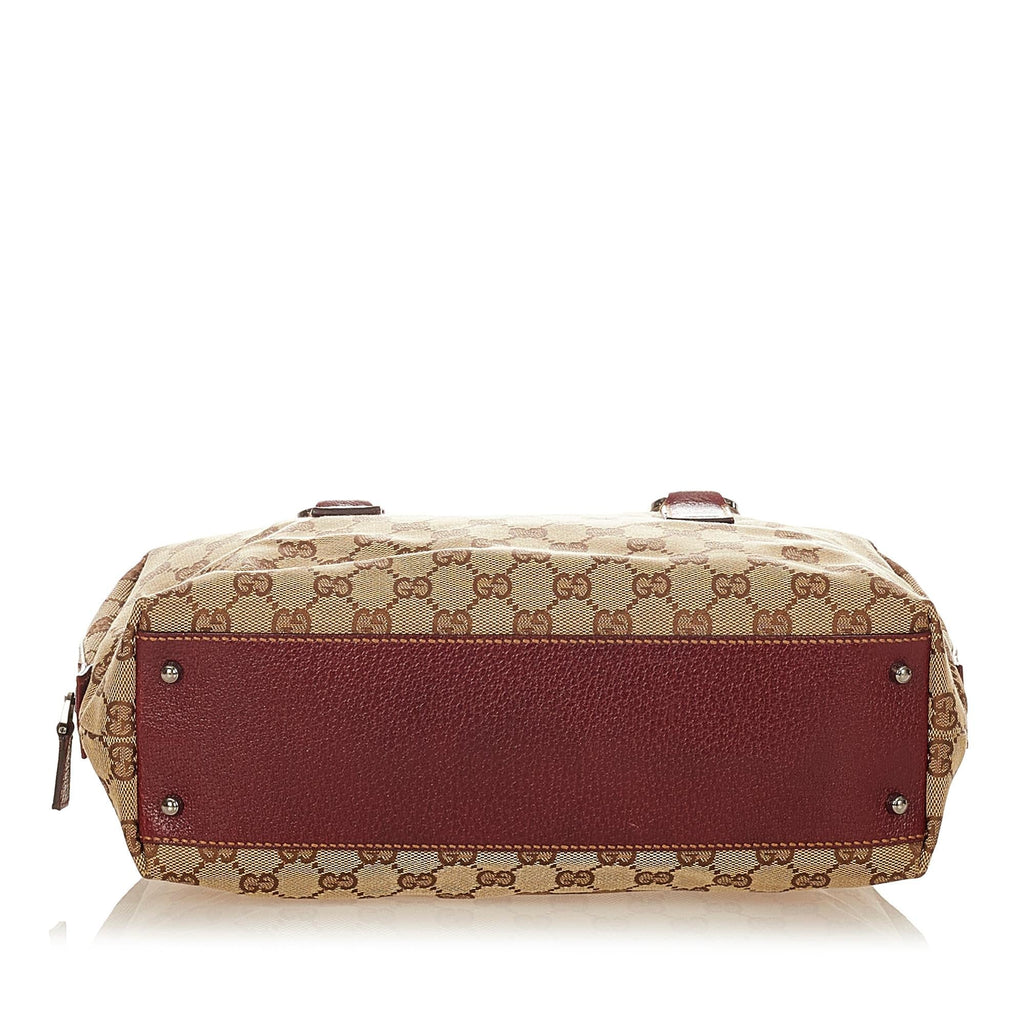 Gucci Gucci Canvas Boston Bag (SHG-24437)