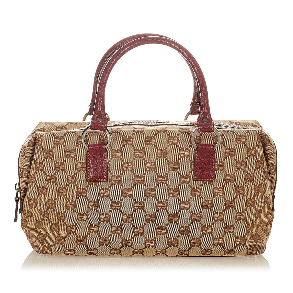 Gucci Gucci Canvas Boston Bag (SHG-24437)
