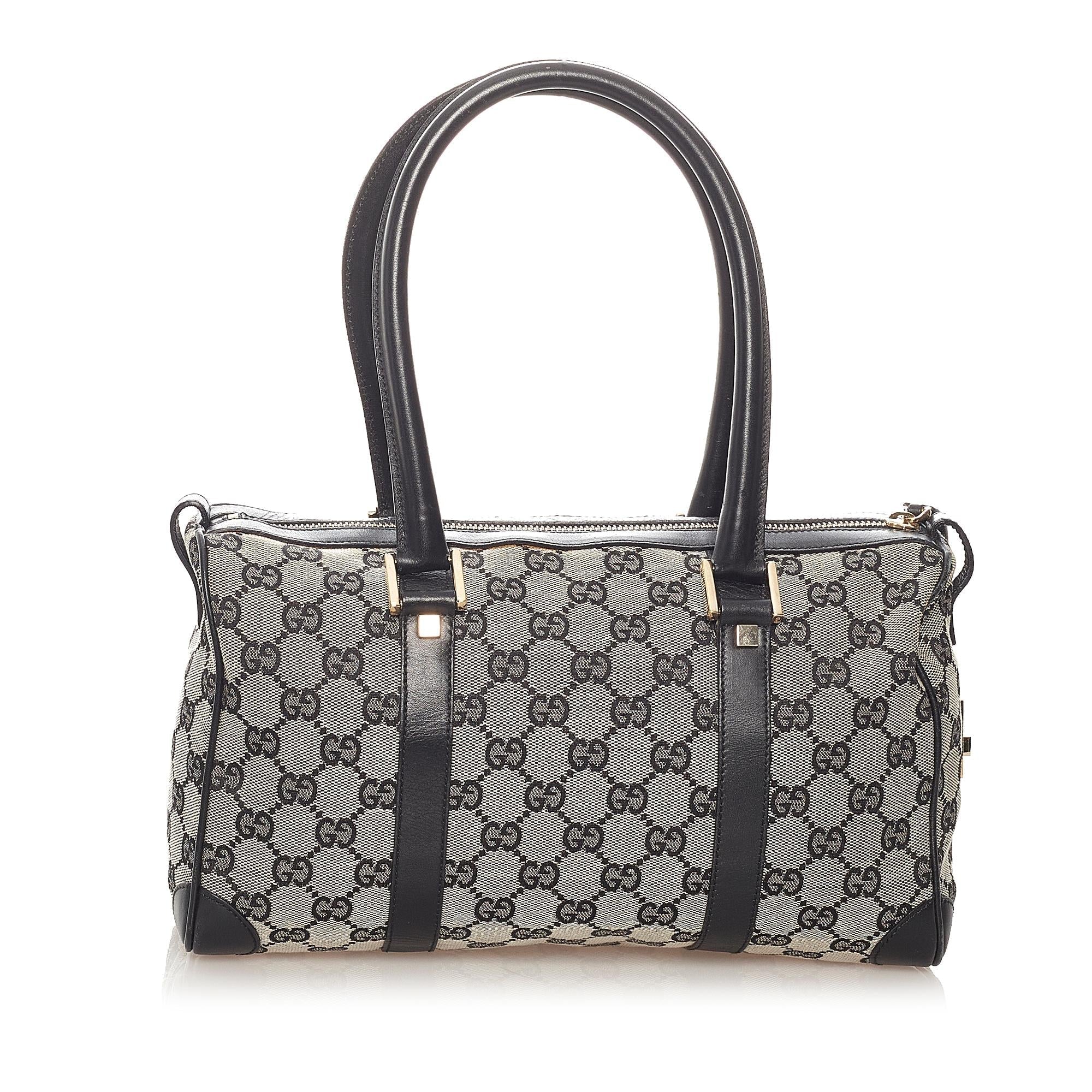 Gucci Gucci Canvas Boston Bag (SHG-27267)