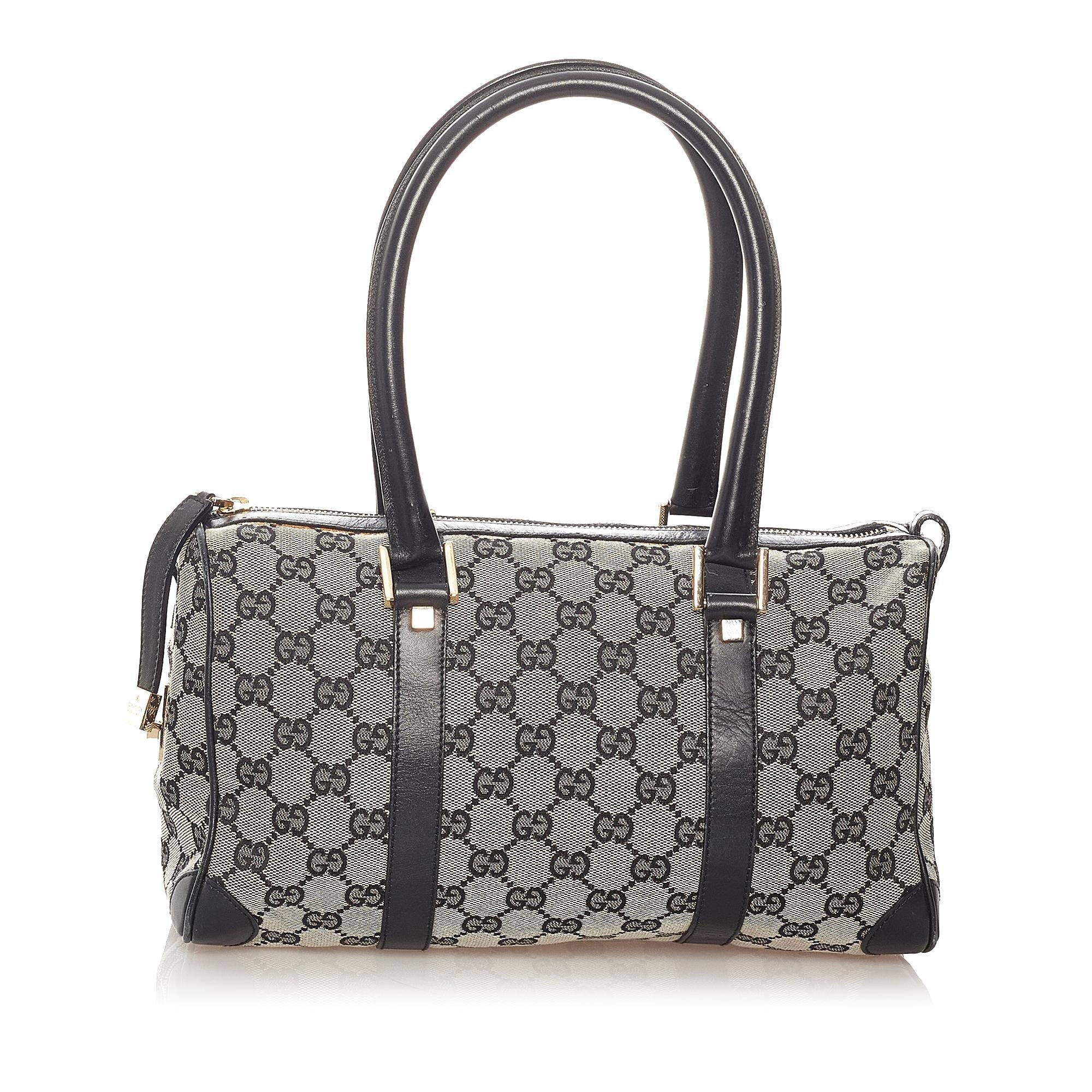 Gucci Gucci Canvas Boston Bag (SHG-27267)