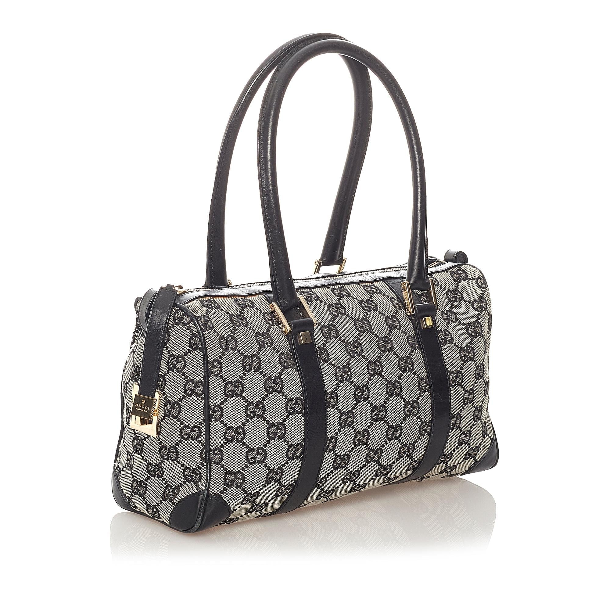 Gucci Gucci Canvas Boston Bag (SHG-27267)