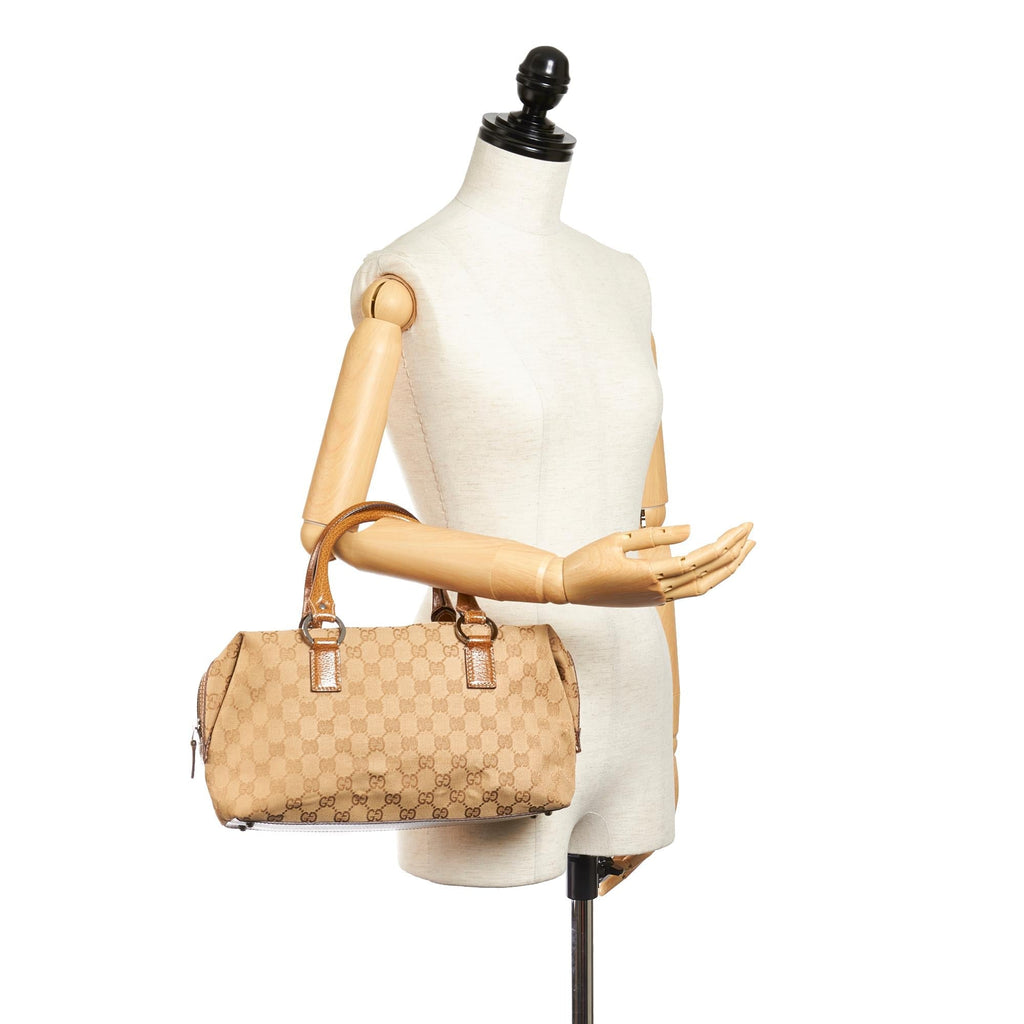 Gucci Gucci Canvas Boston Bag (SHG-27472)