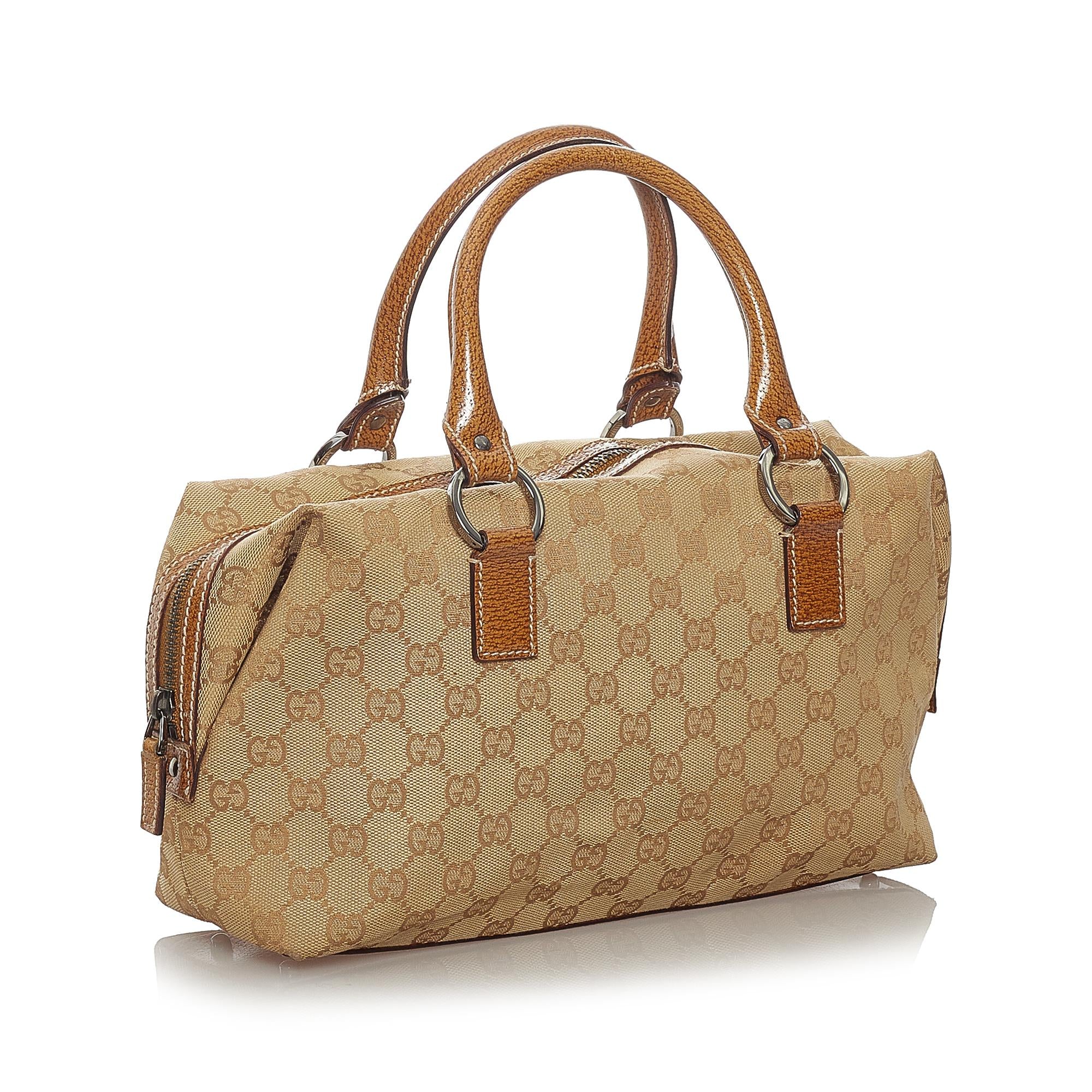 Gucci Gucci Canvas Boston Bag (SHG-27472)