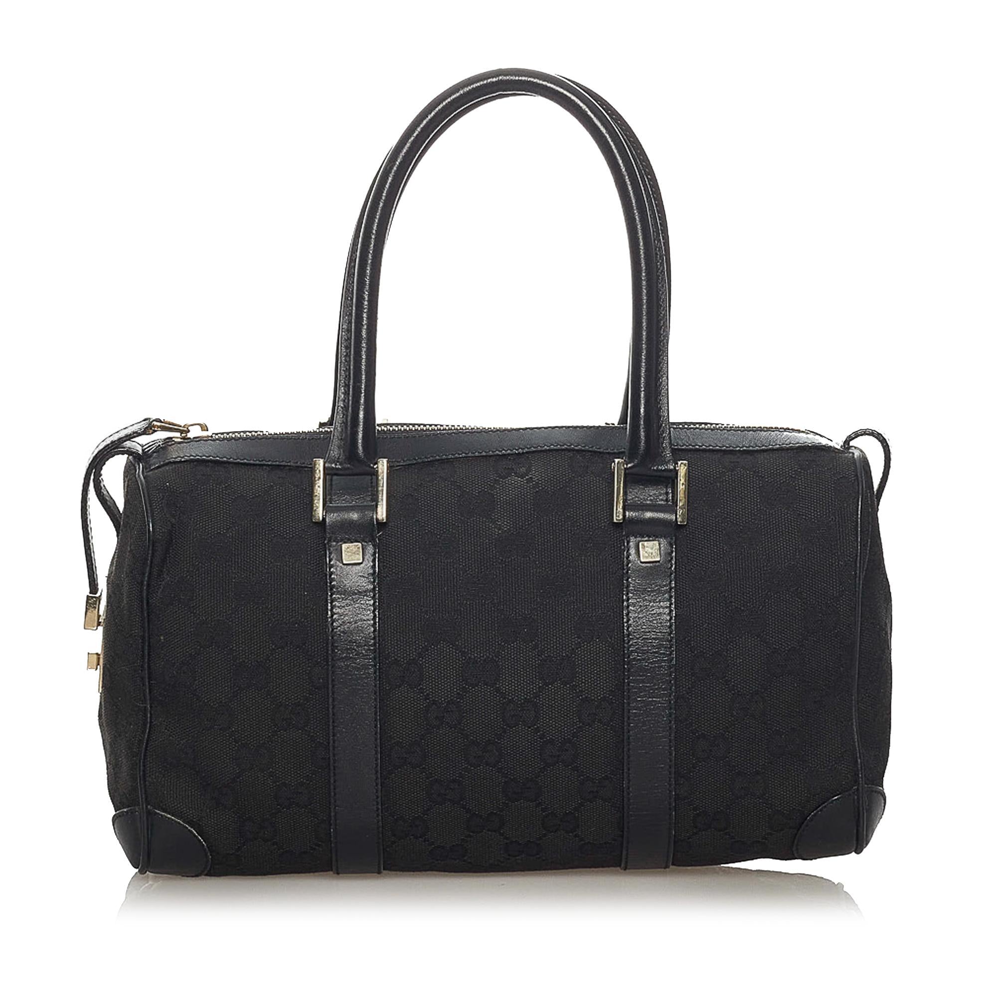 Gucci Gucci Canvas Boston Bag (SHG-28688)