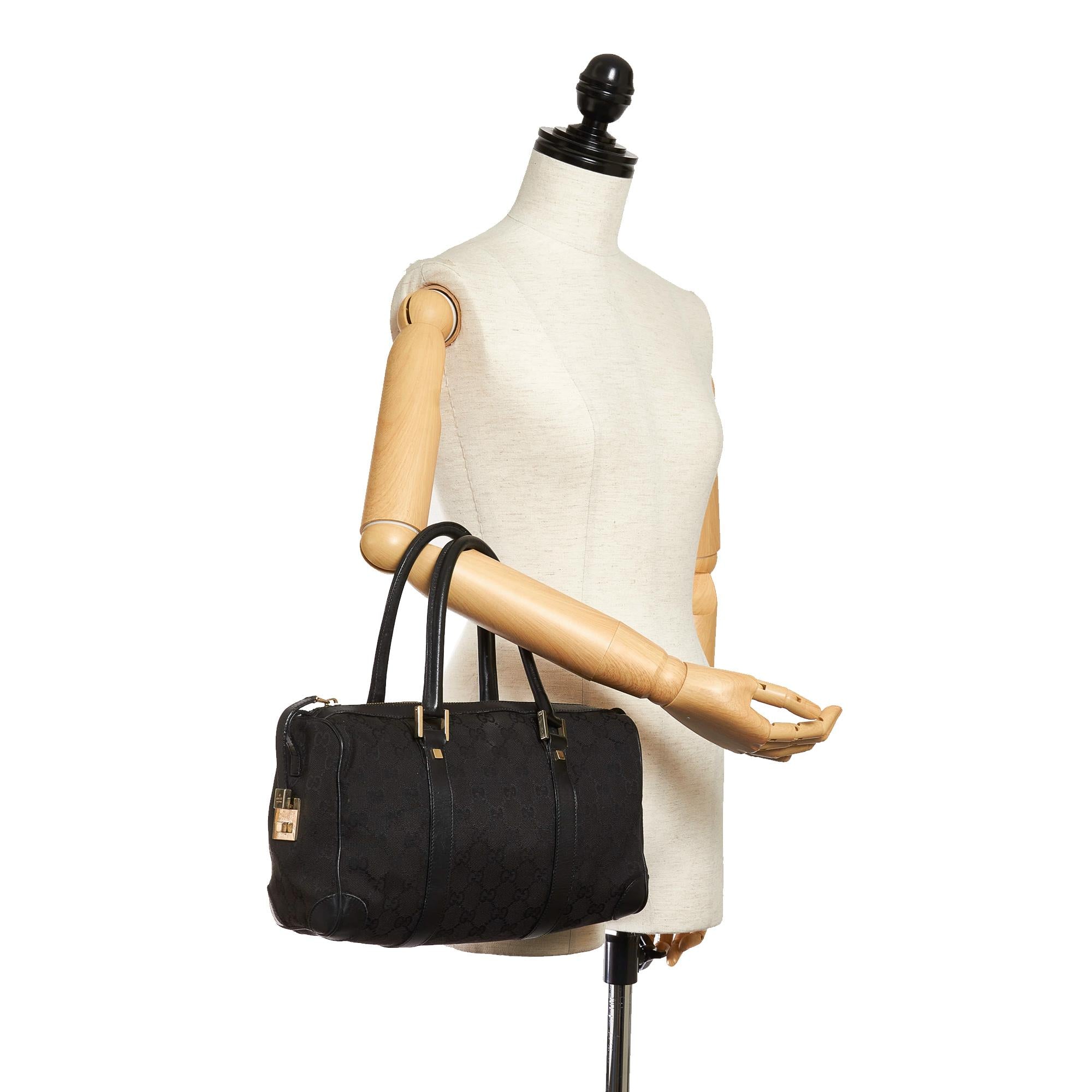 Gucci Gucci Canvas Boston Bag (SHG-28688)
