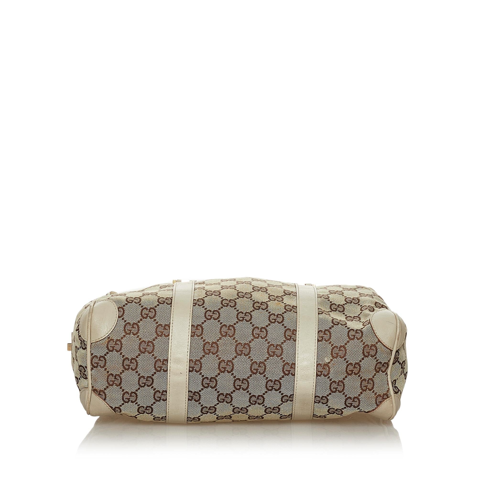 Gucci Gucci Canvas Boston Bag (SHG-28787)