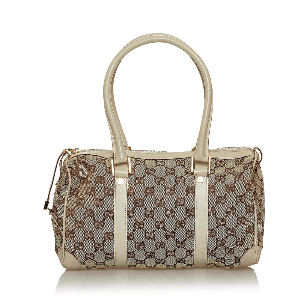 Gucci Gucci Canvas Boston Bag (SHG-28787)