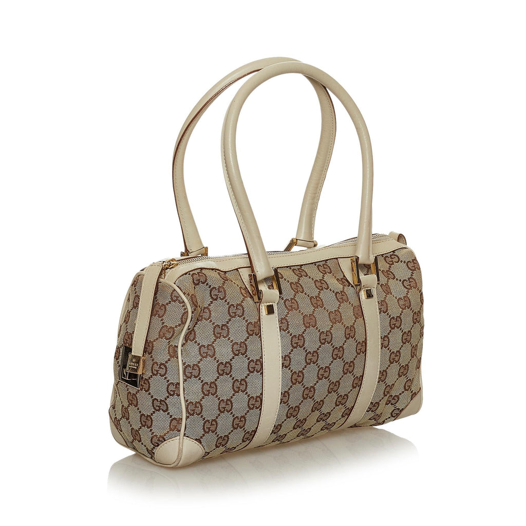 Gucci Gucci Canvas Boston Bag (SHG-28787)